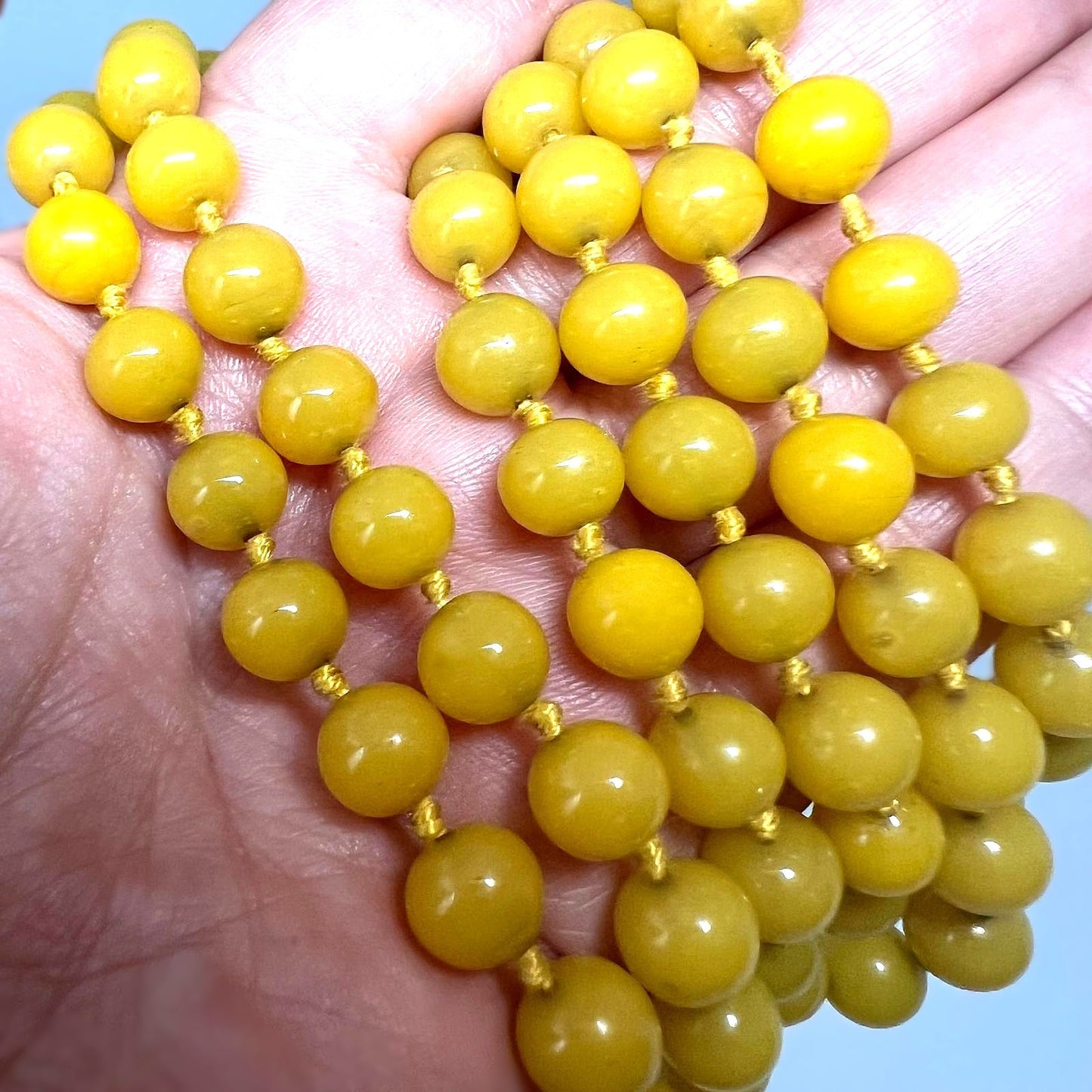 Art Déco Glasperlenkette