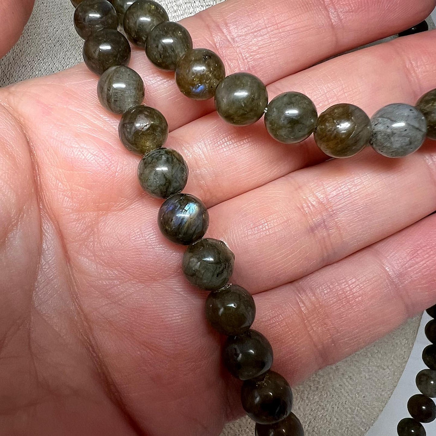 Labradorit Edelstein Kette