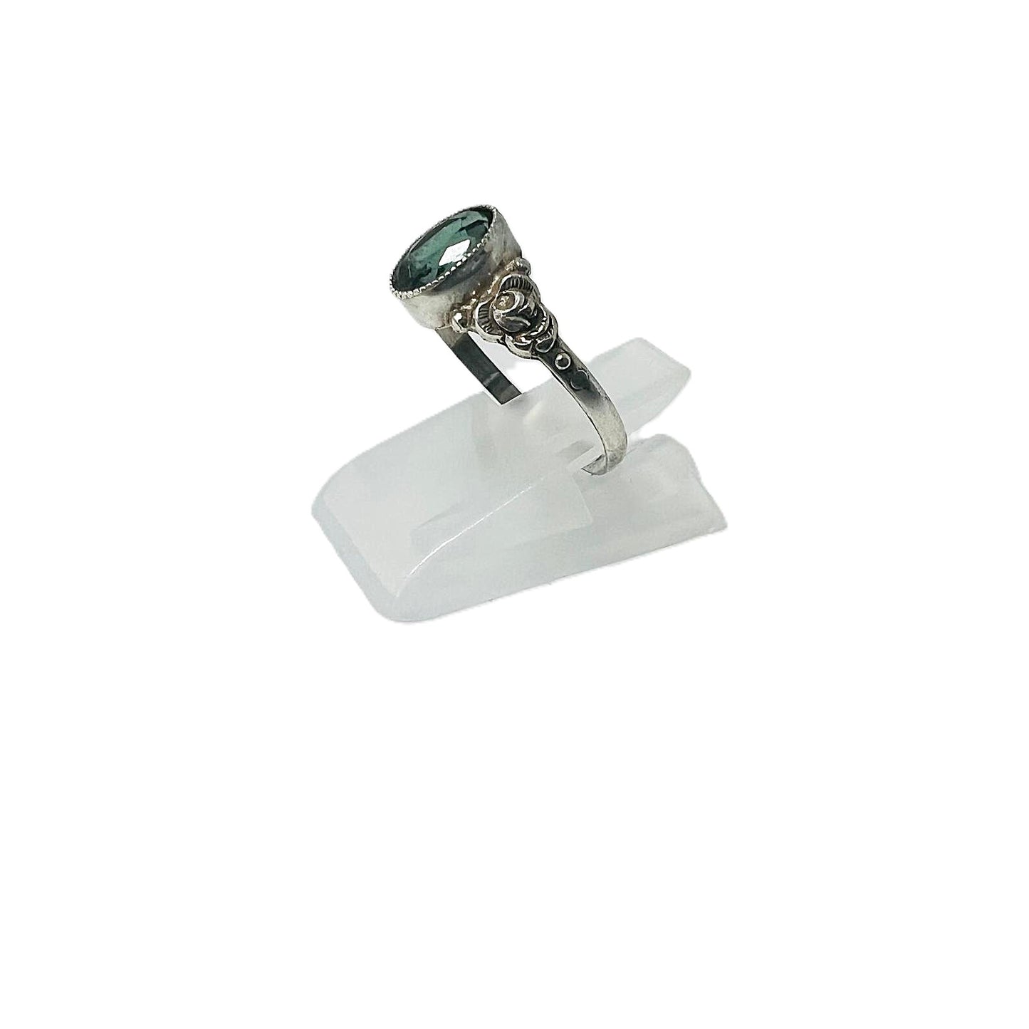 Minimalistischer Art Déco 830 Silberring