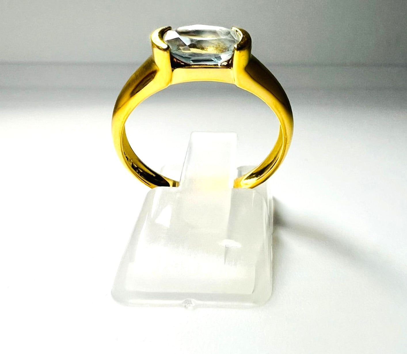 333 Gold Ring Aquamarin