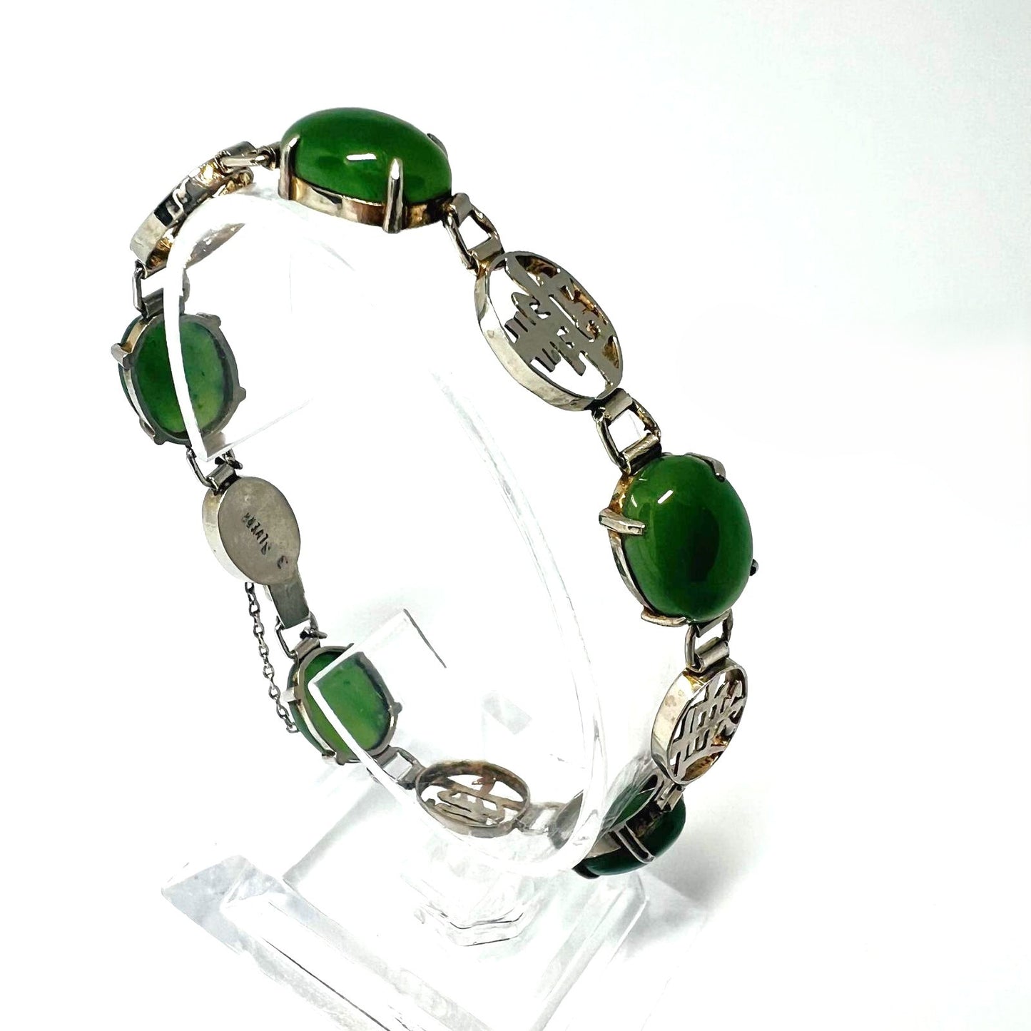 098-Silberarmband-mit-grünen-Nephrit-Jade-
