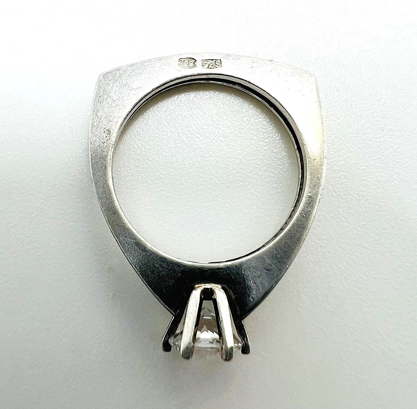 Zirkonia Solitärring 925er Silber