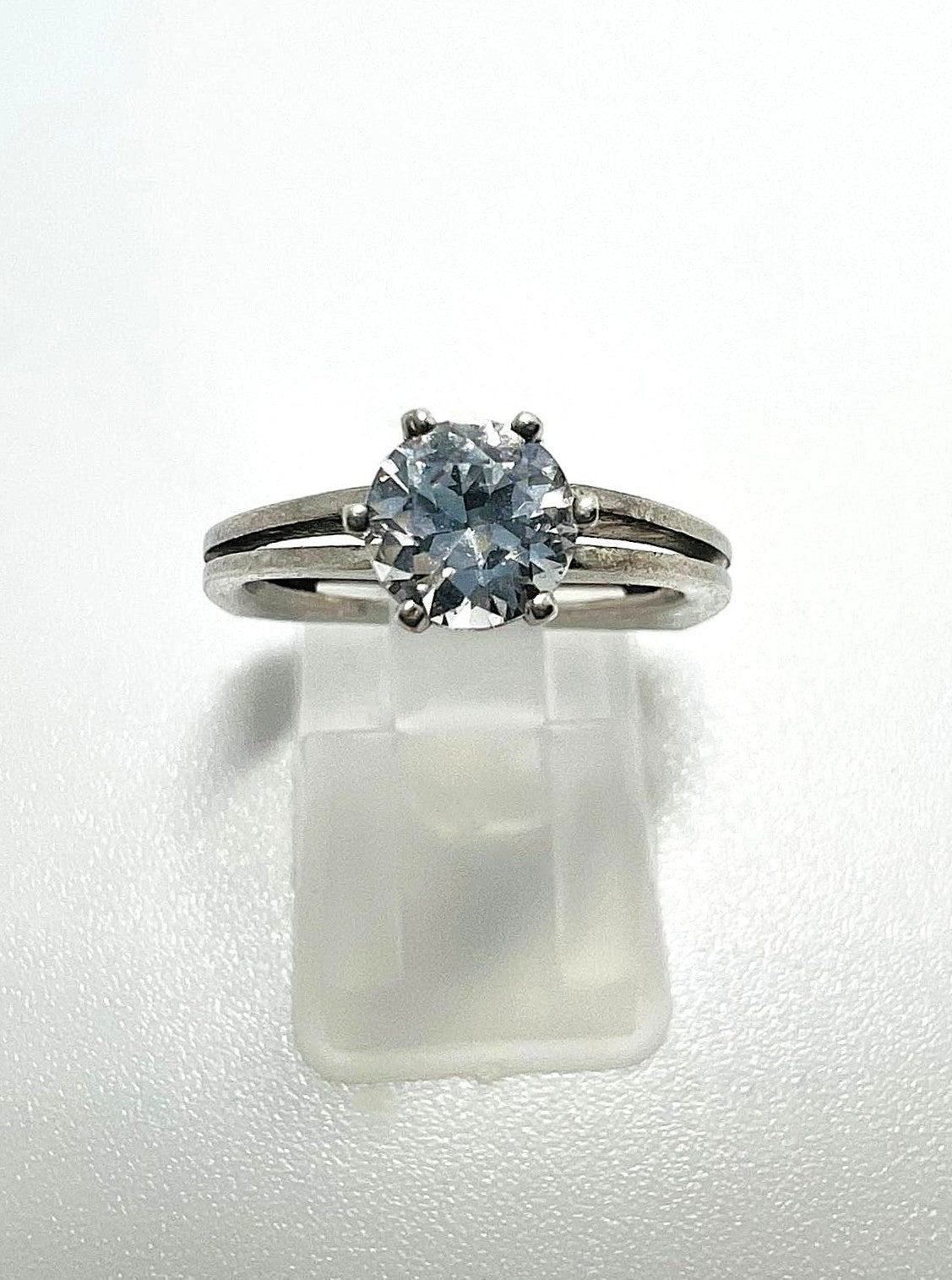 Zirkonia Solitärring 925er Silber