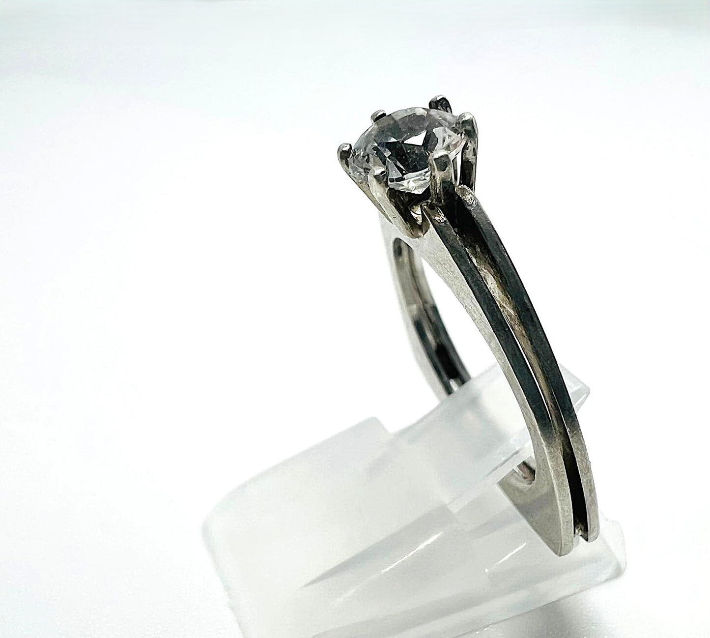 Zirkonia Solitärring 925er Silber