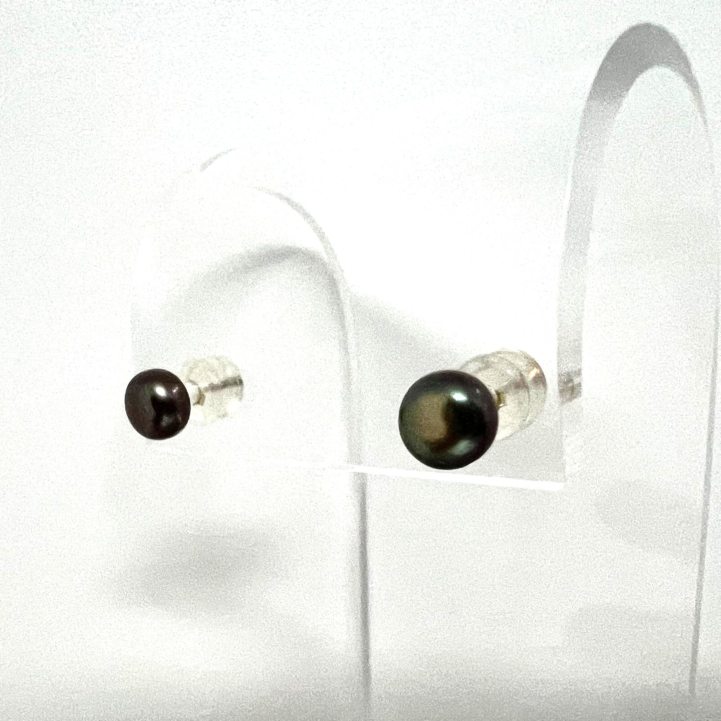 Tahiti Perlen Ohrstecker 375er Gold