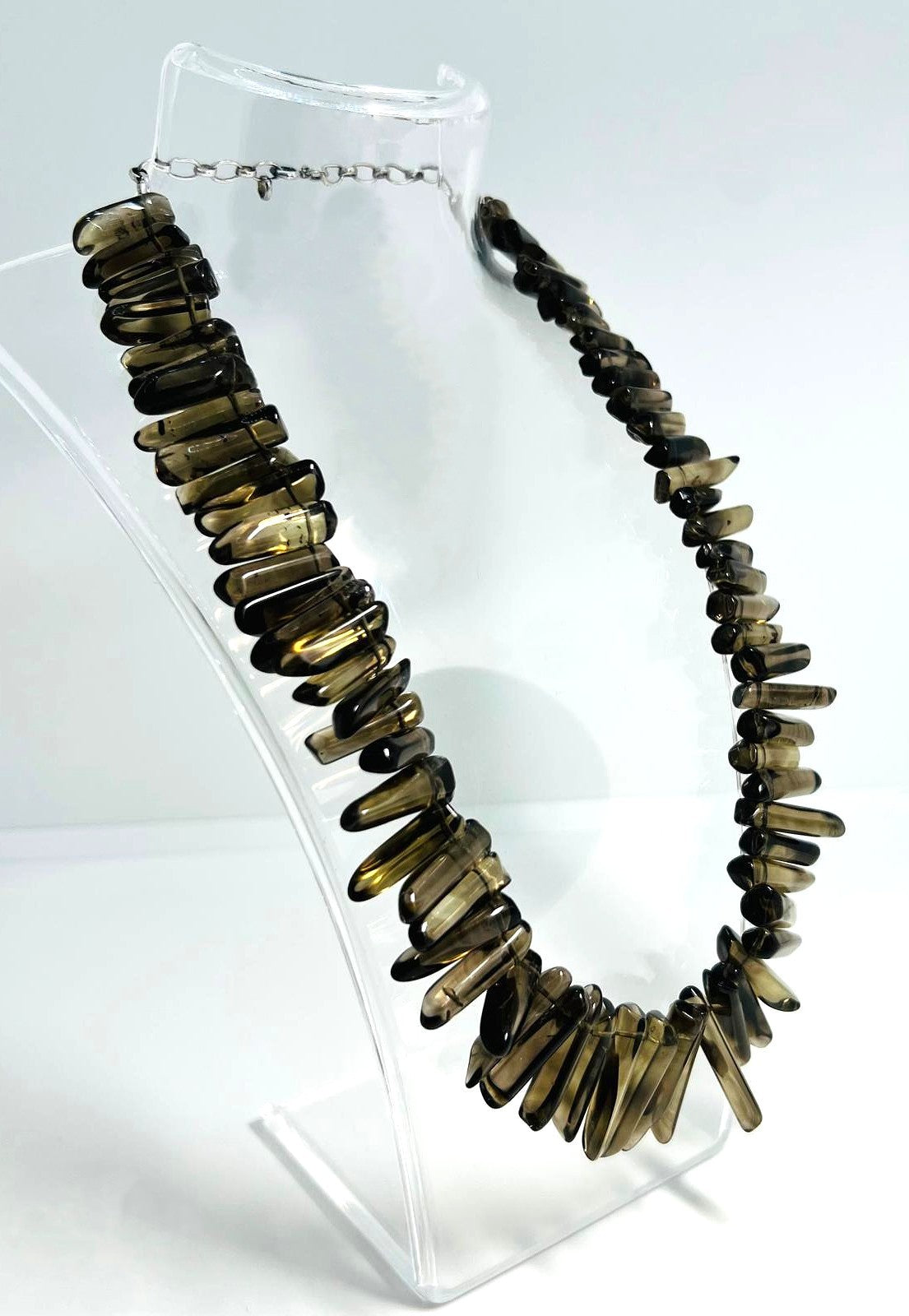 Rauchquarz Edelstein Collier