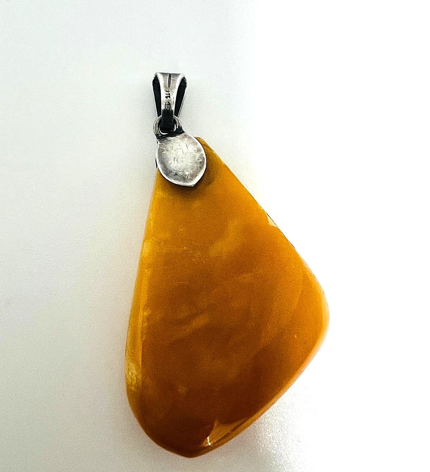 Fischland Butterscotch Bernstein Anhänger XL