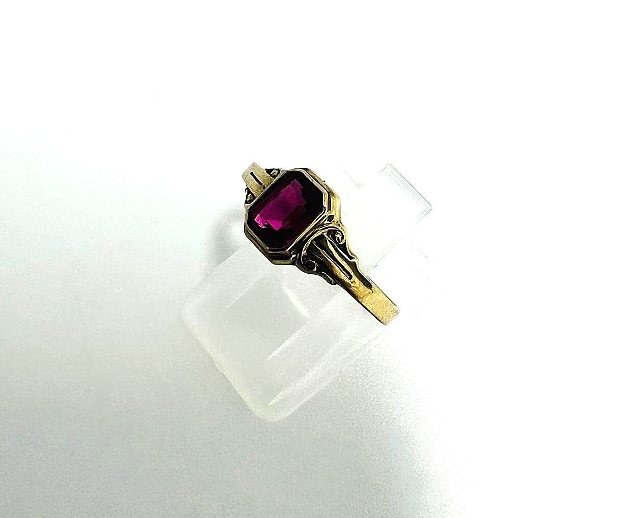 Minimalistischer Art-Déco-Ring 333 Echtgold