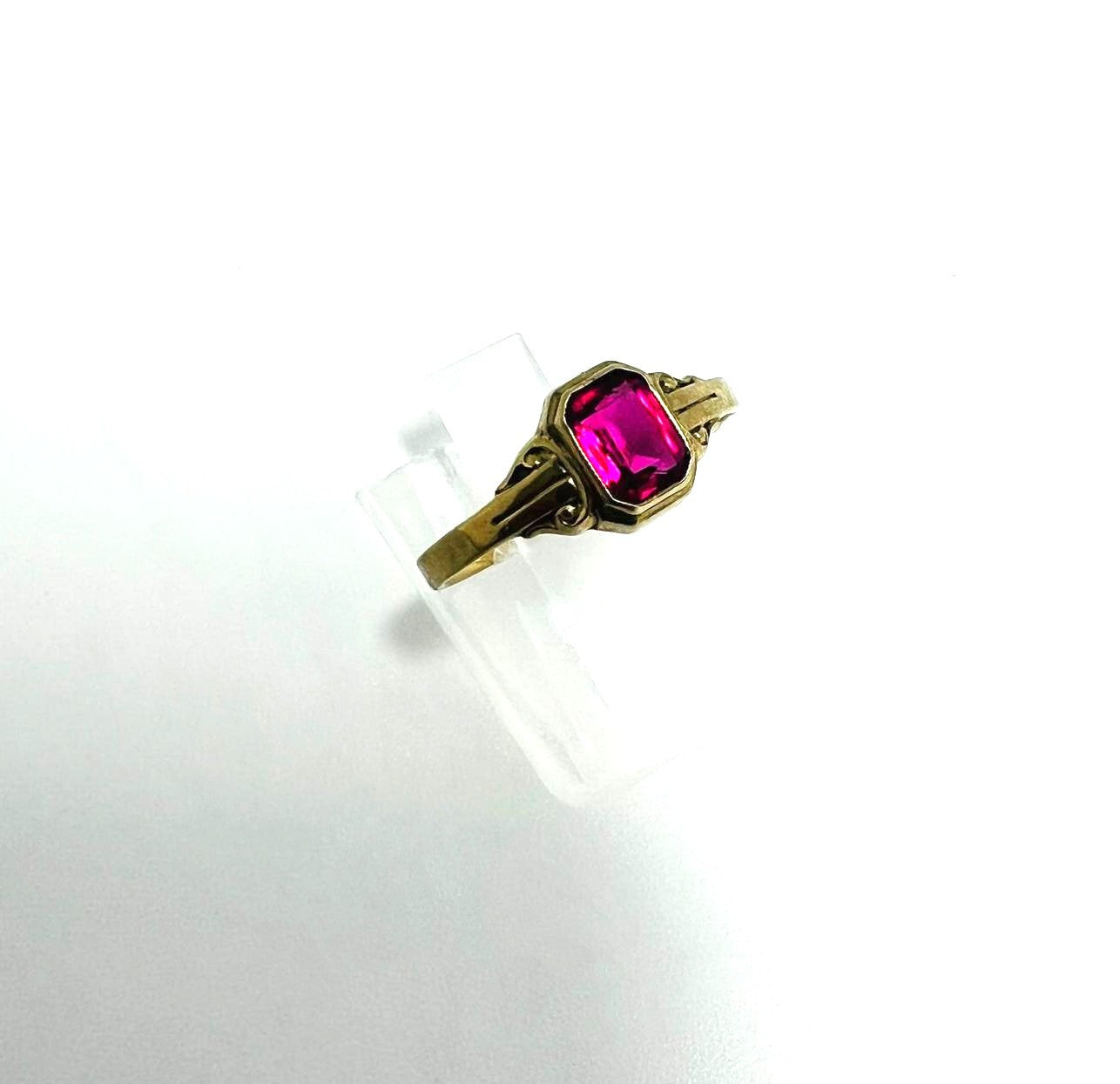 Minimalistischer Art-Déco-Ring 333 Echtgold