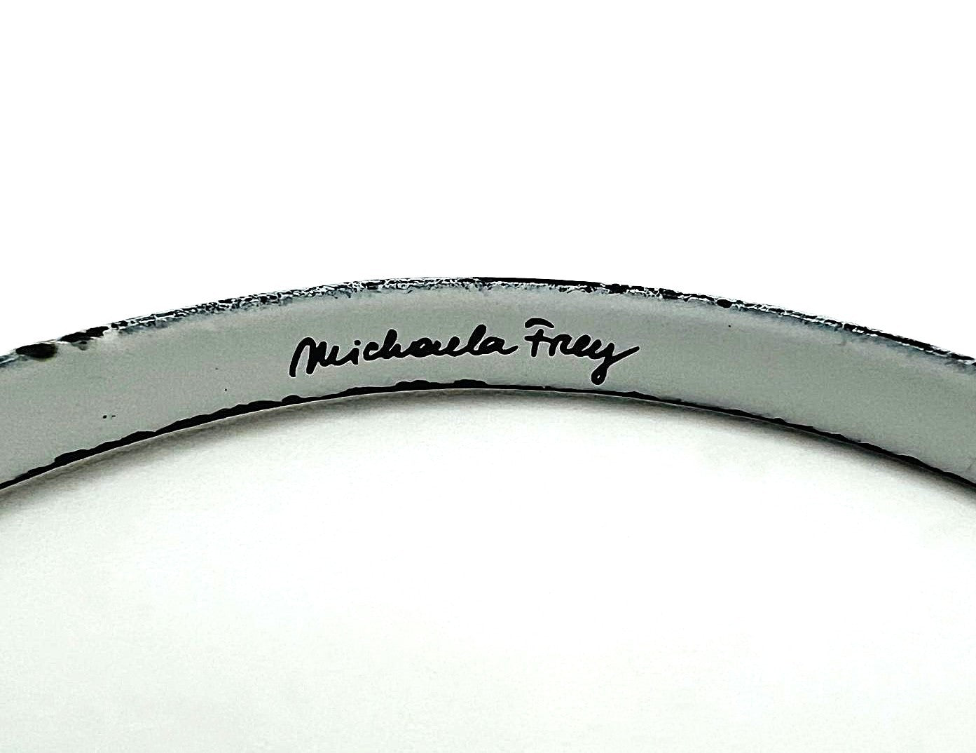 Vintage Emaille Armreif Michaela Frey