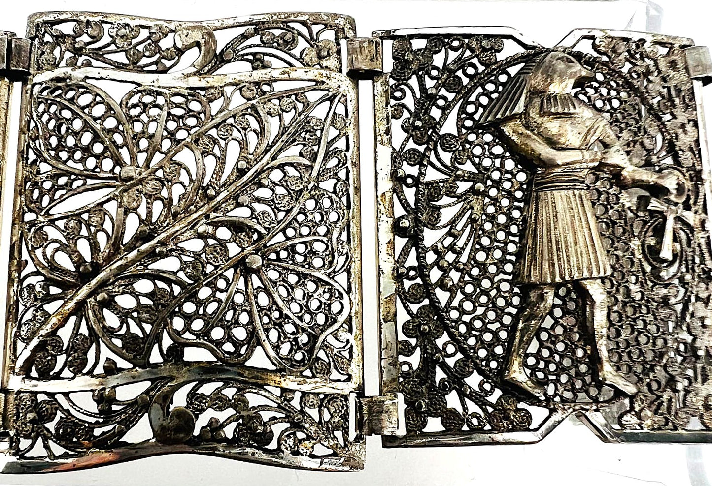 Massives Art-Déco Silberarmband 835