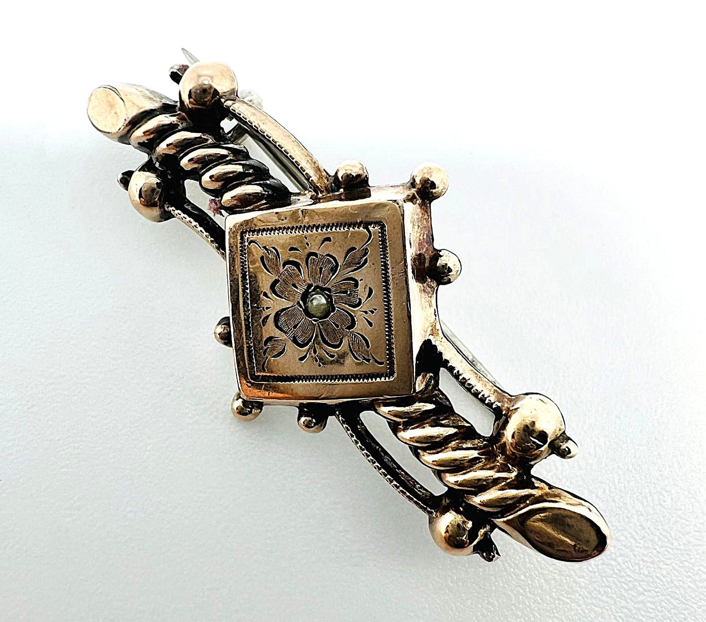 Antike Biedermeier Brosche