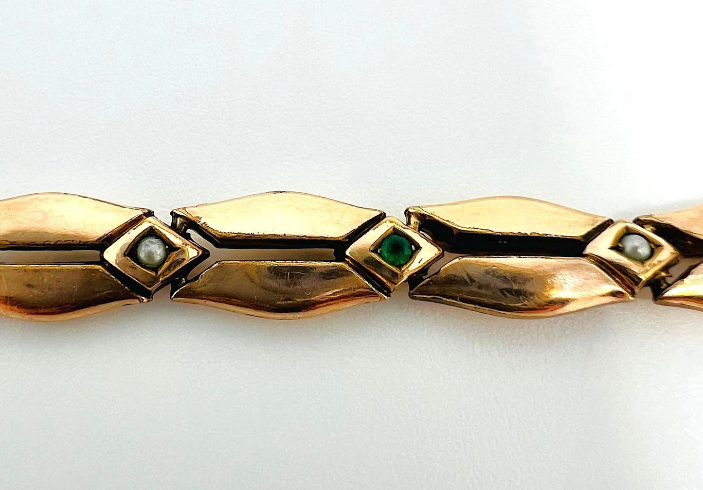 Biedermeier-Tombak-Armkette