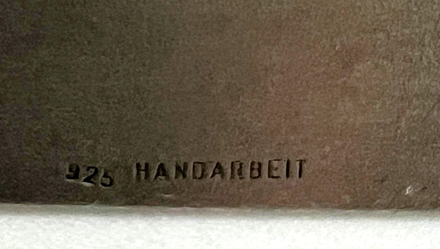 Dreieckiger Butterscotch Bernsteinanhänger