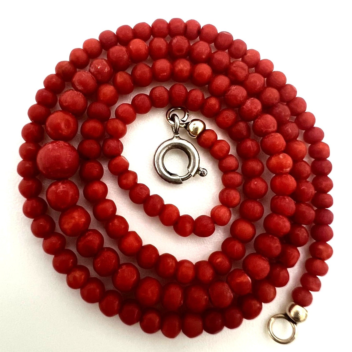 Minimalistische rote Korallenkette
