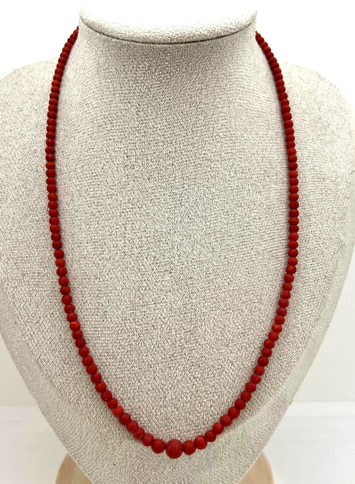 Minimalistische rote Korallenkette