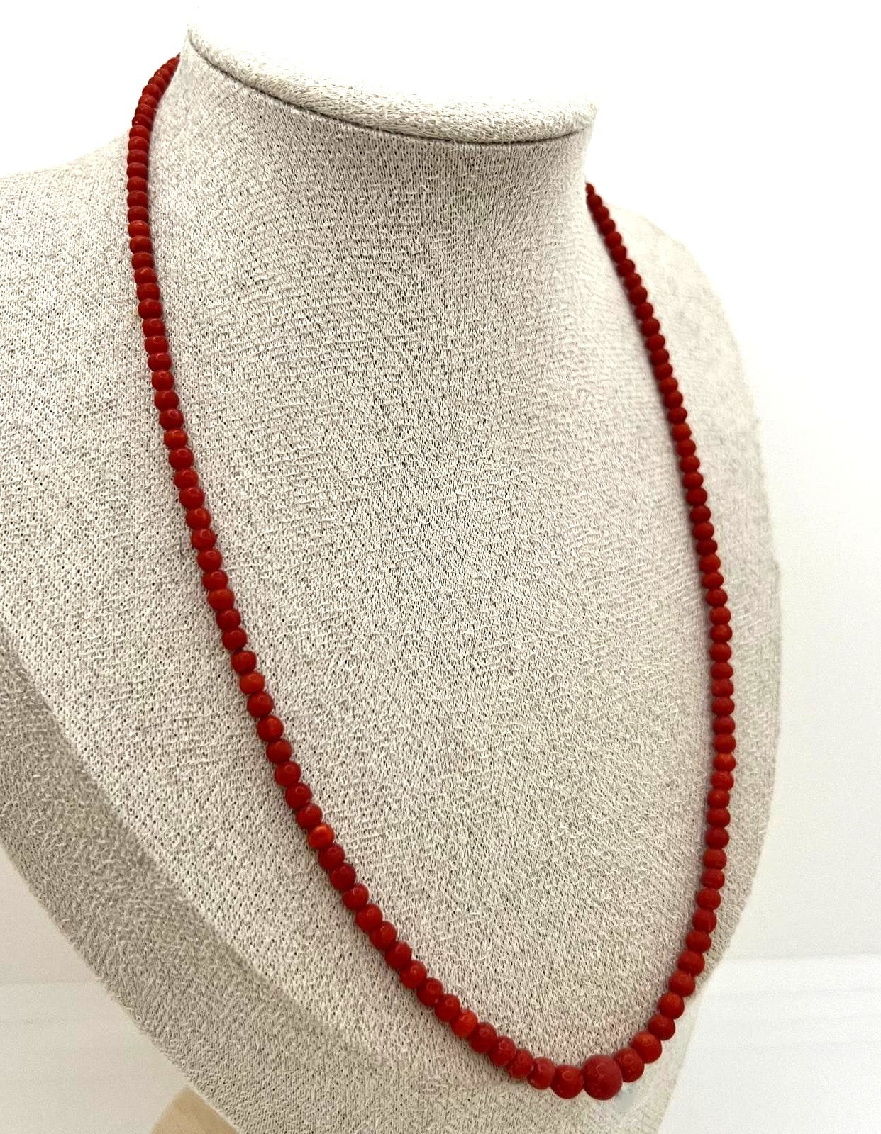 Minimalistische rote Korallenkette
