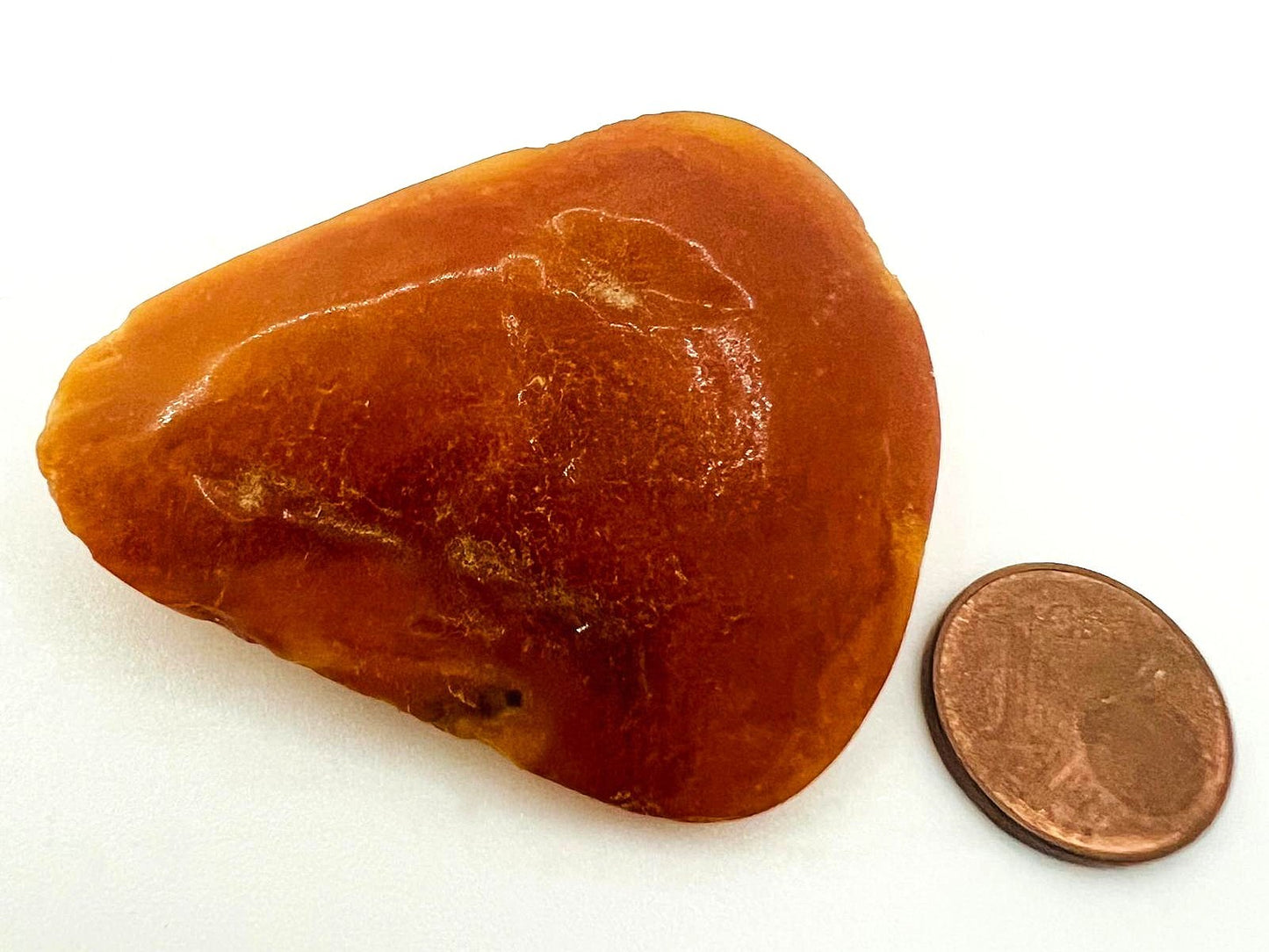Antike Butterscotch-Bernstein-Brosche