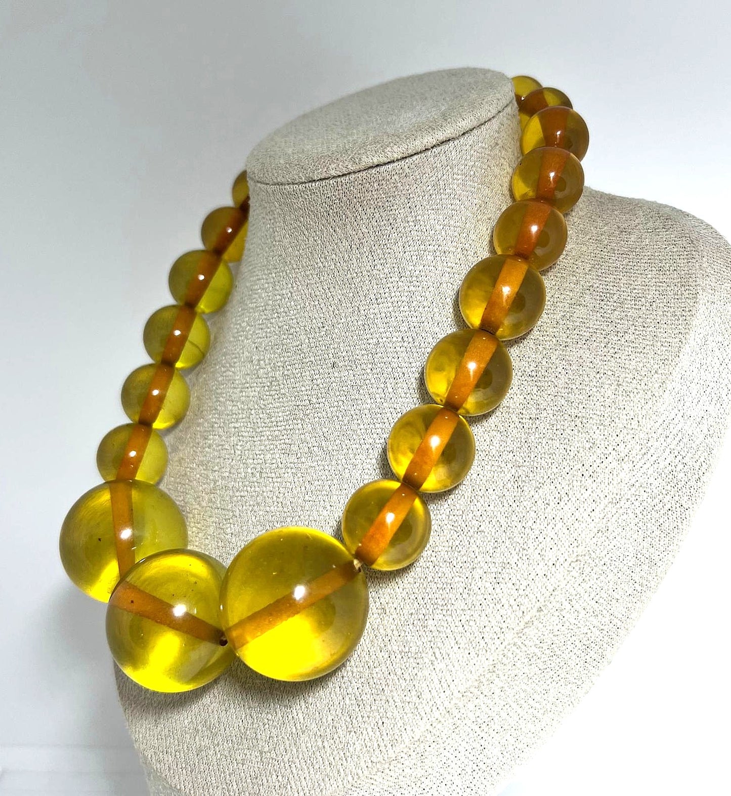 Seltene Vintage Bernstein-Kette