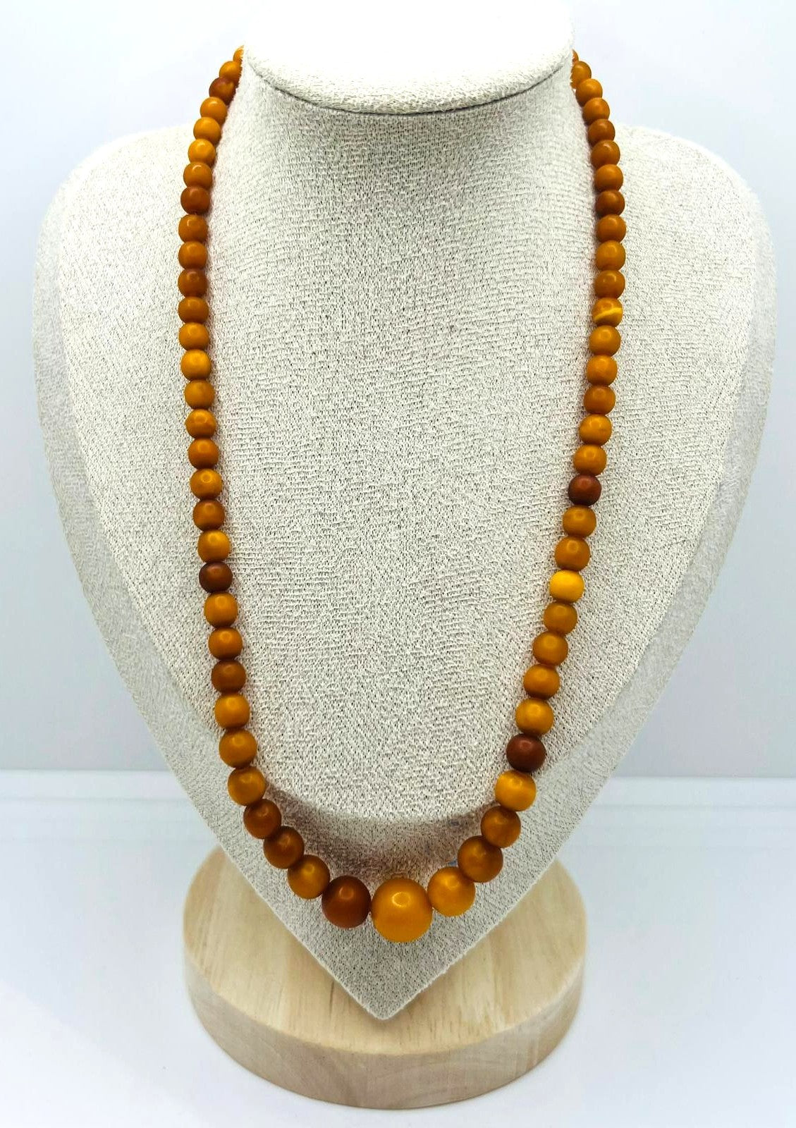 Antike Butterscotch Bernstein Kette