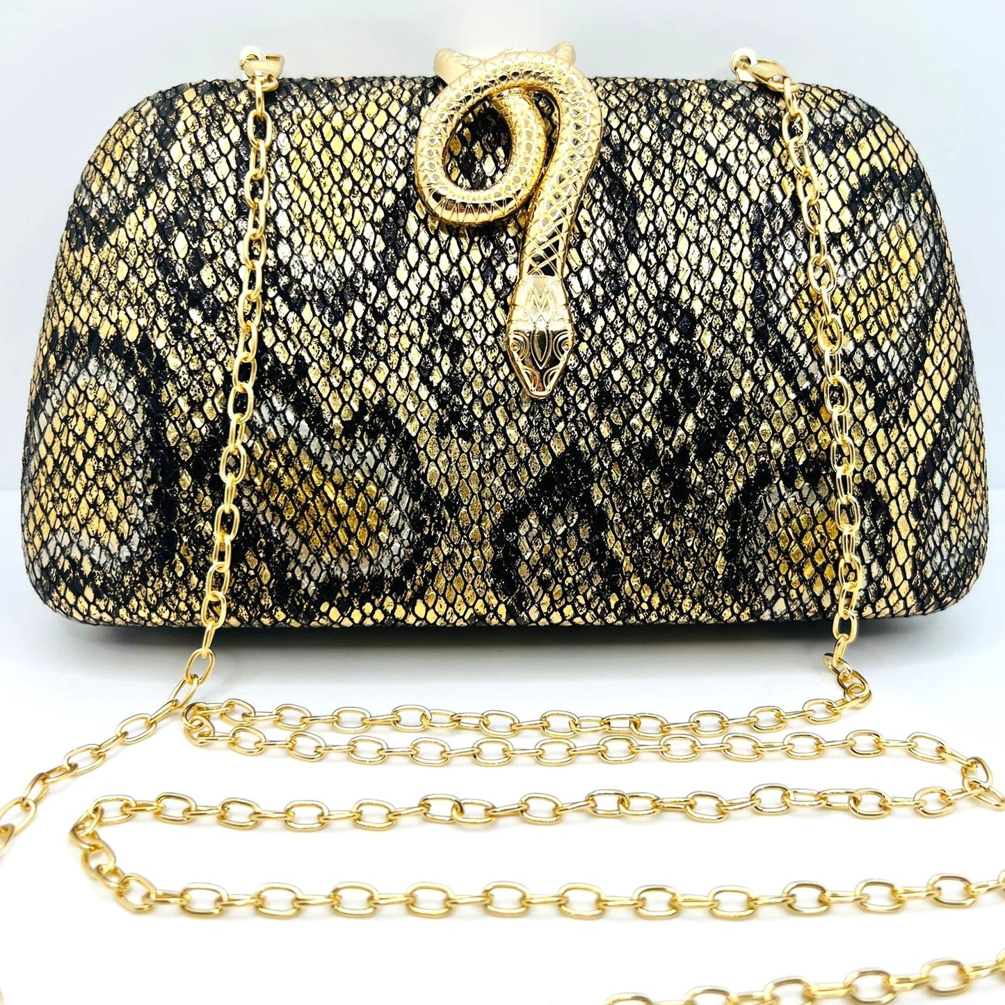 Luxuriöse Schlangen Clutch
