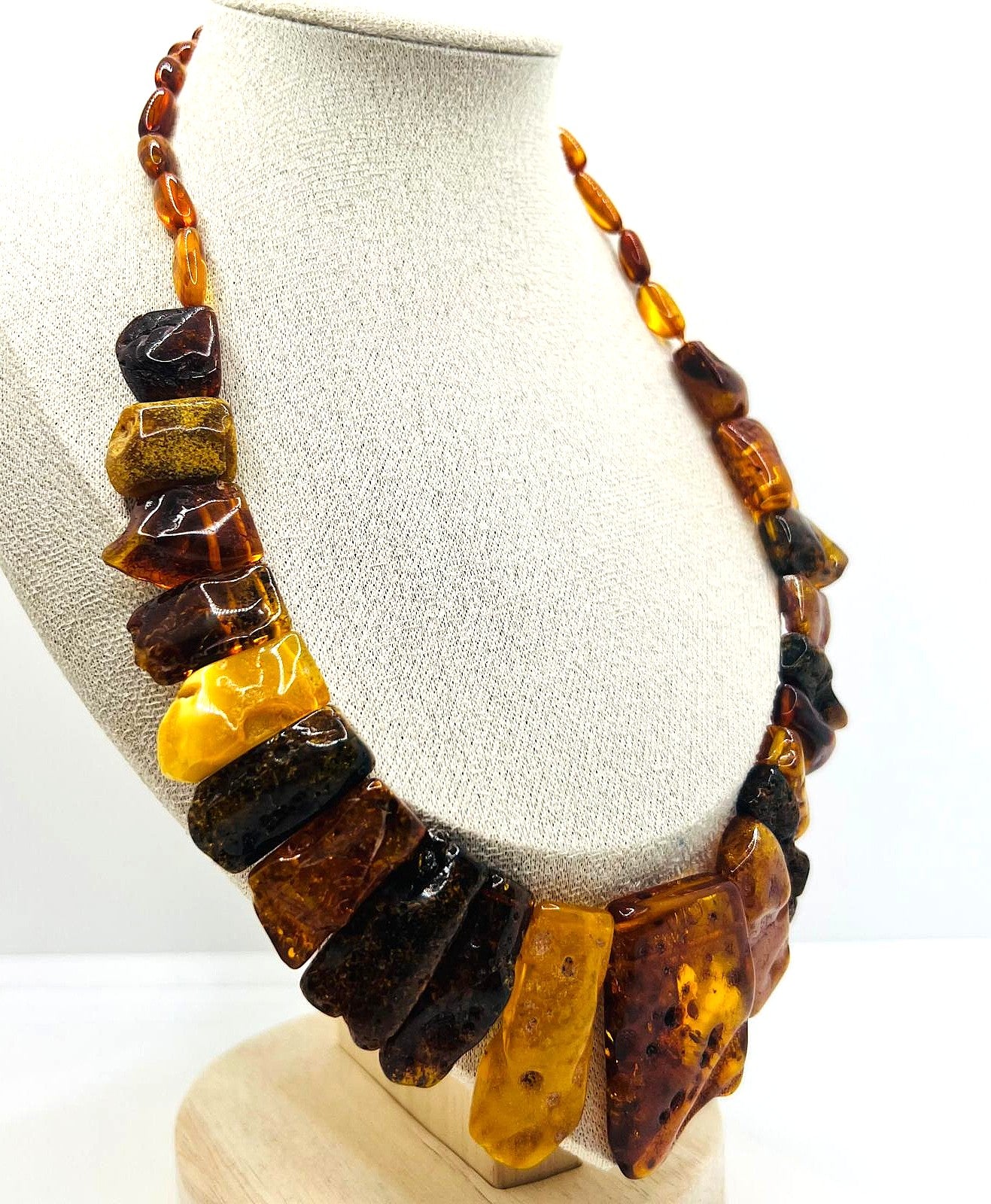 Natur Bernstein Collier + Armband