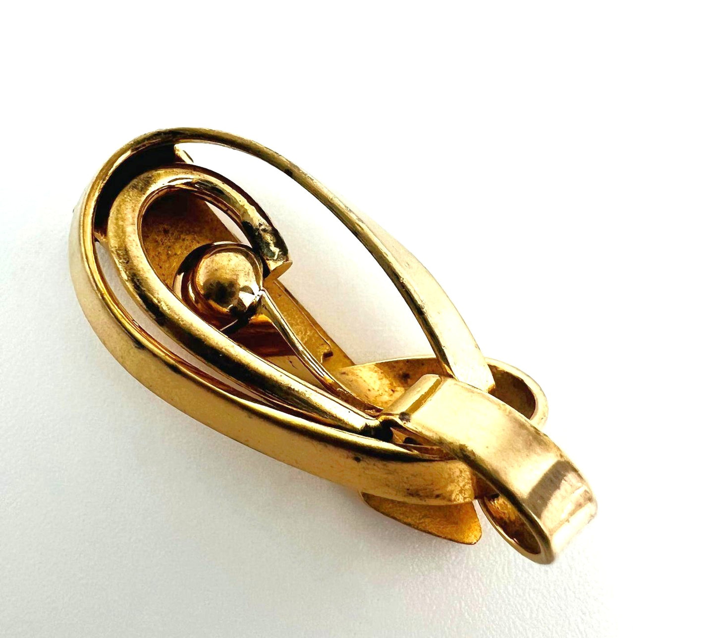 Vintage Krawattenclip Tombak