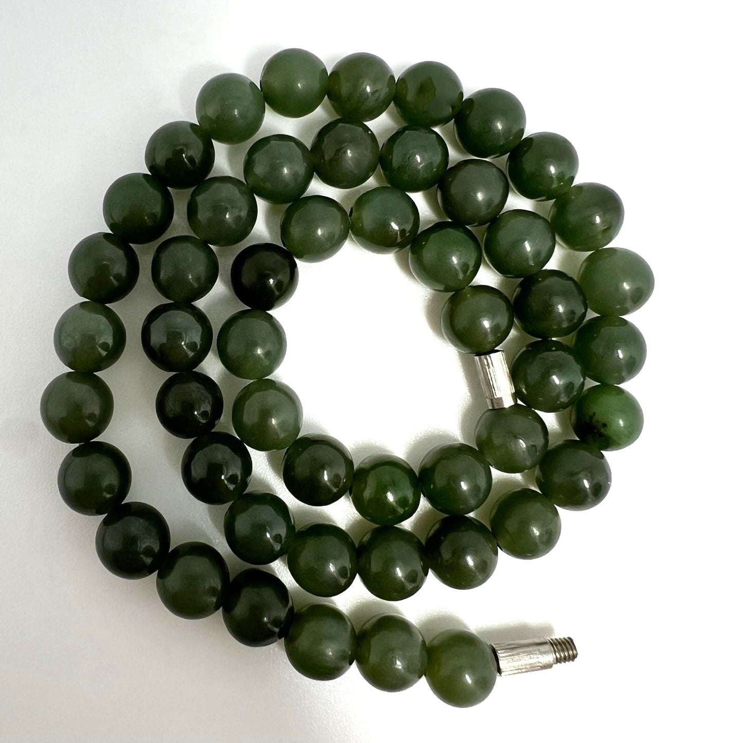 Vintage Jade Perlen Collier