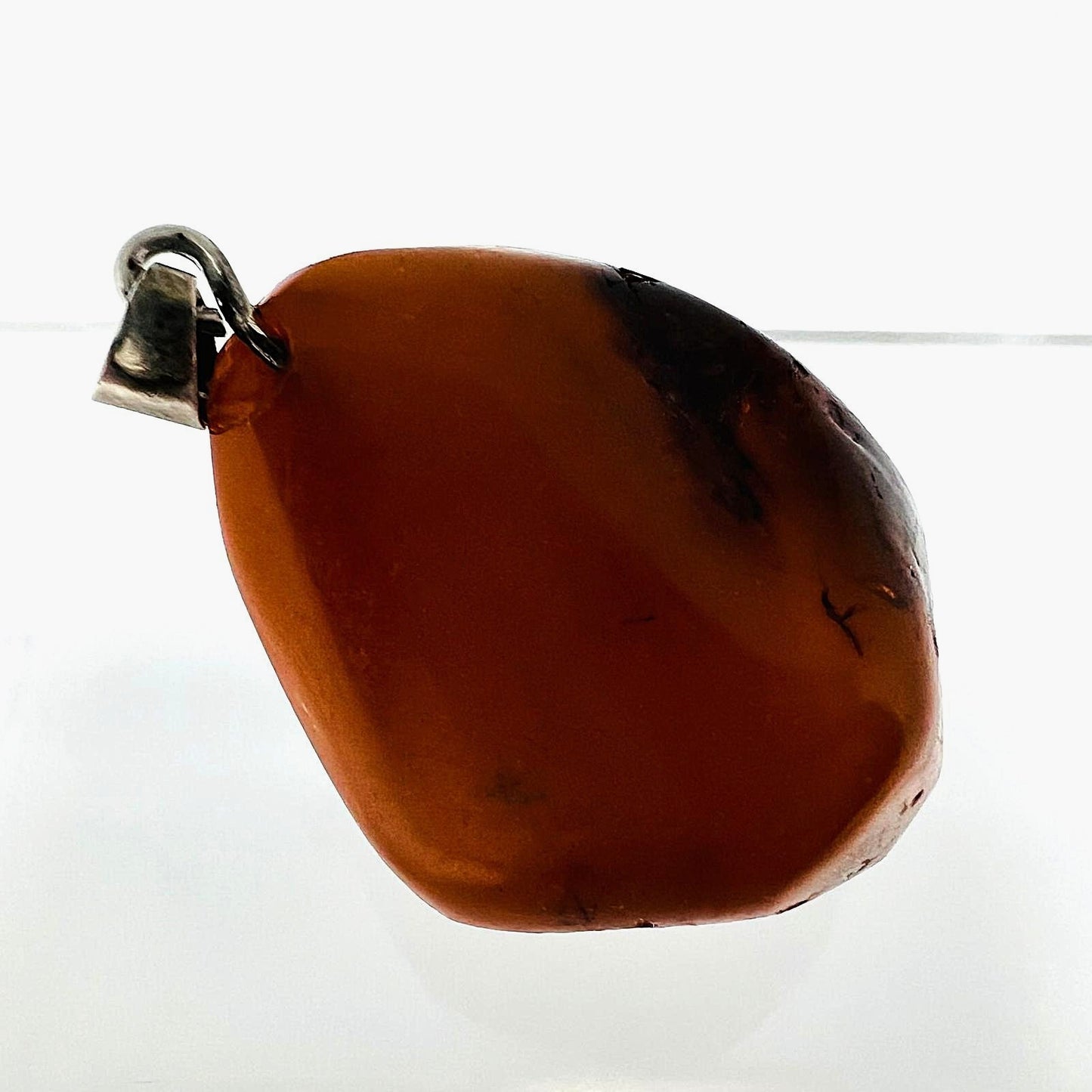 Großer Butterscotch-Bernstein Anhänger