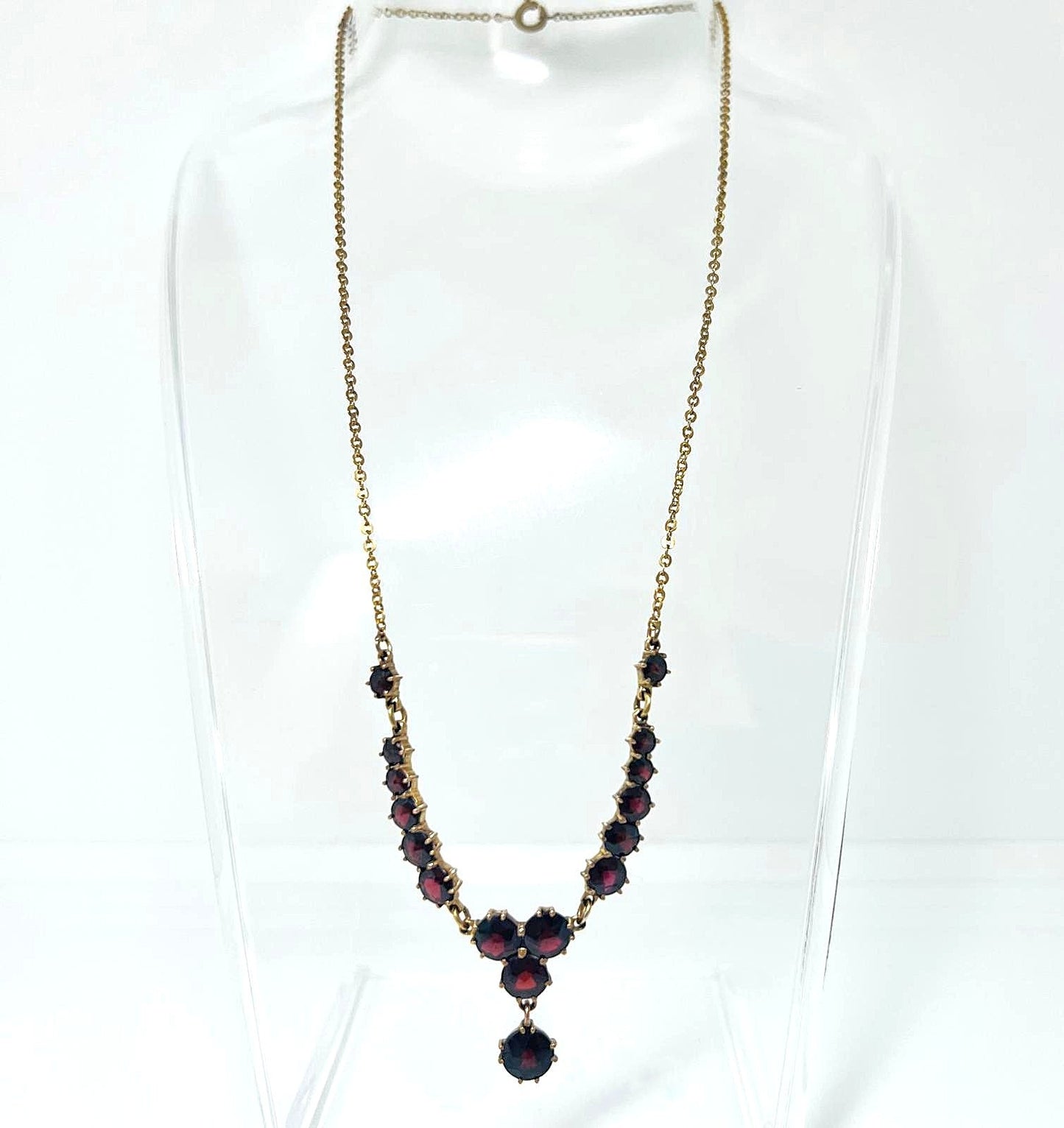 Antikes Granat Collier