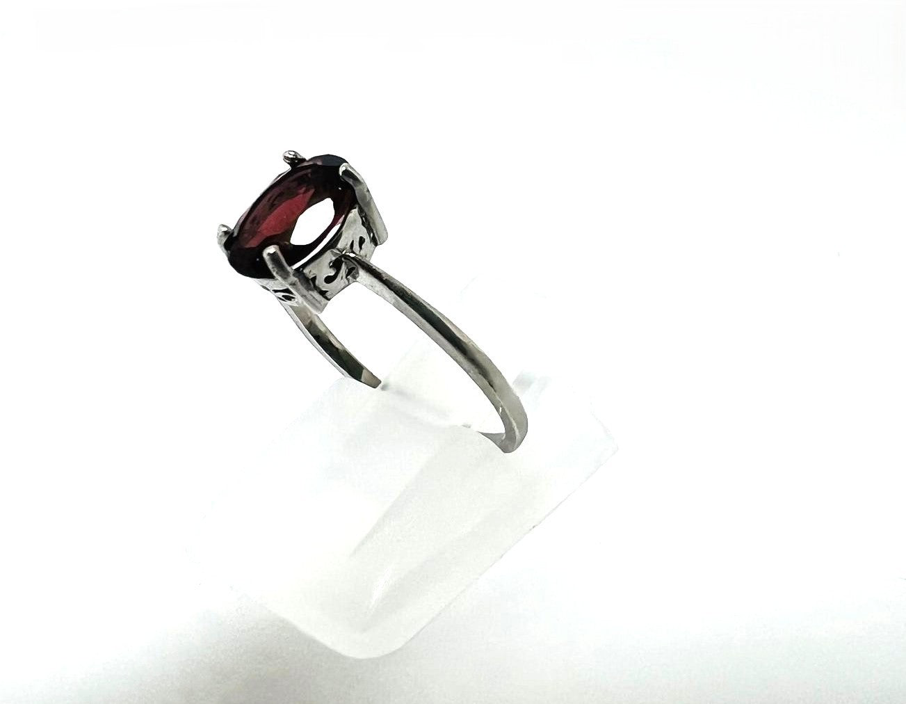 Granat Ring 925 Silber