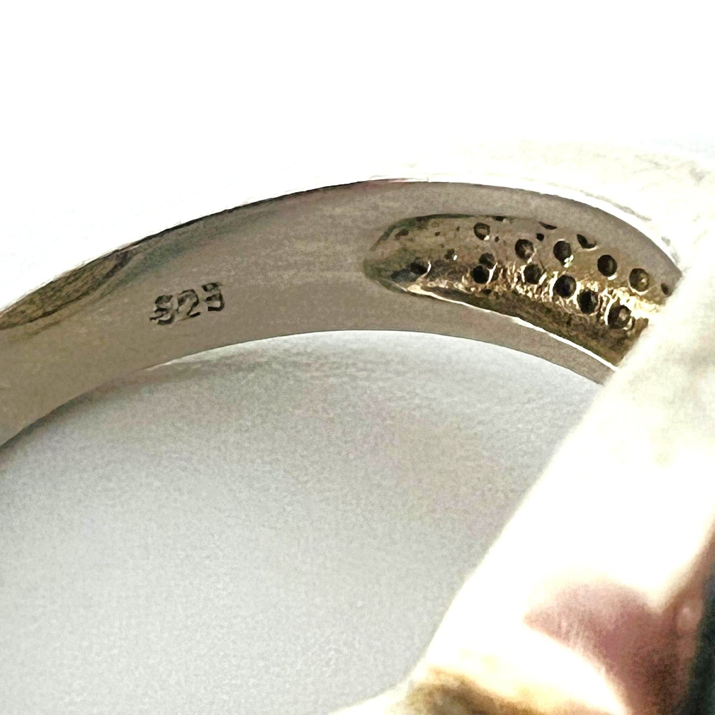 Peridot Ring 925 Silber