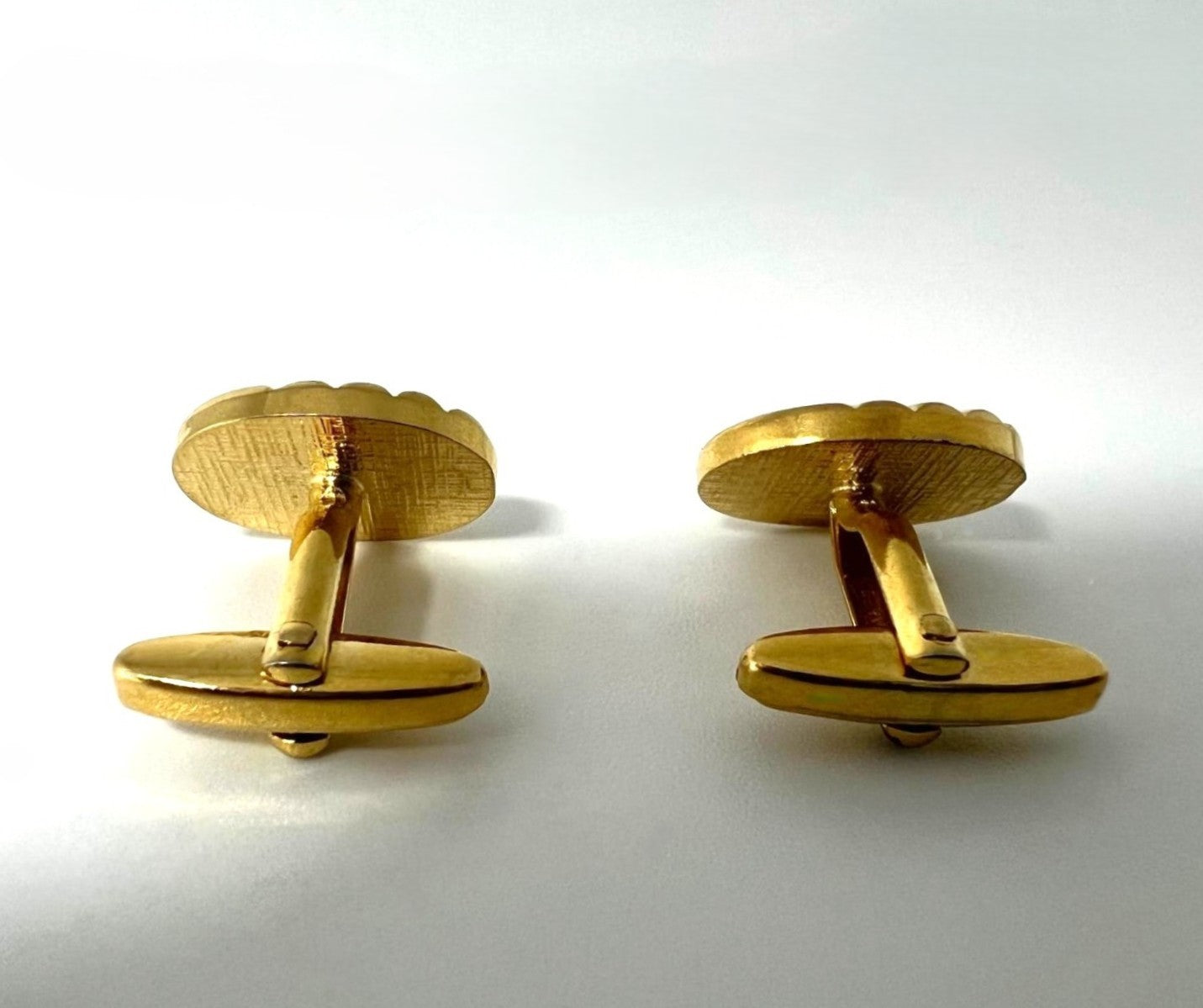 Herren Manschettenknöpfe Retro gold