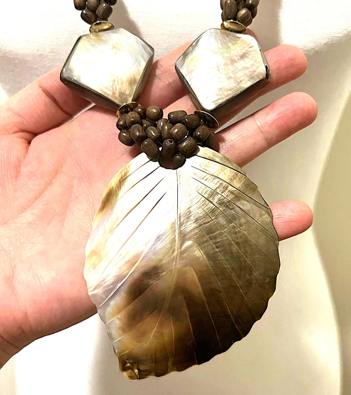 Boho Naturschmuck Kette