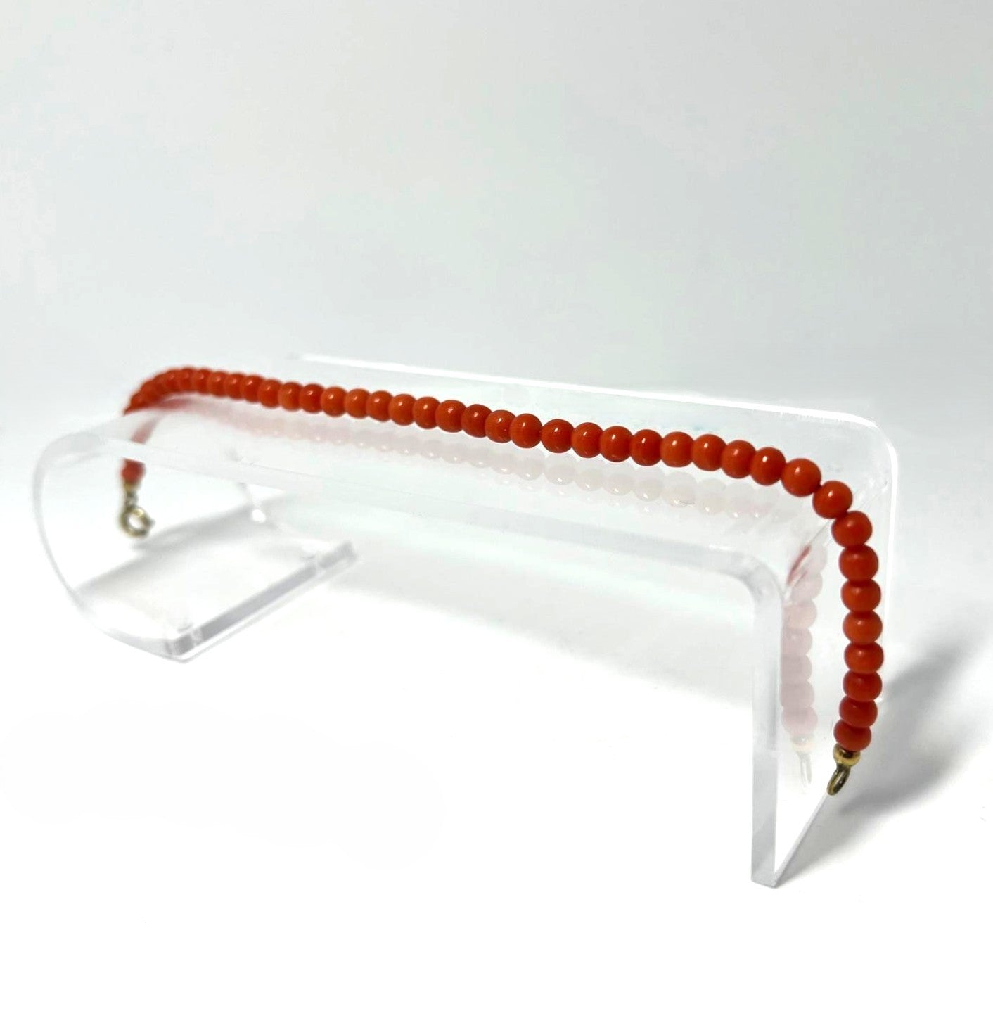 Antikes Korallen Armband Naturkoralle 333 Gold