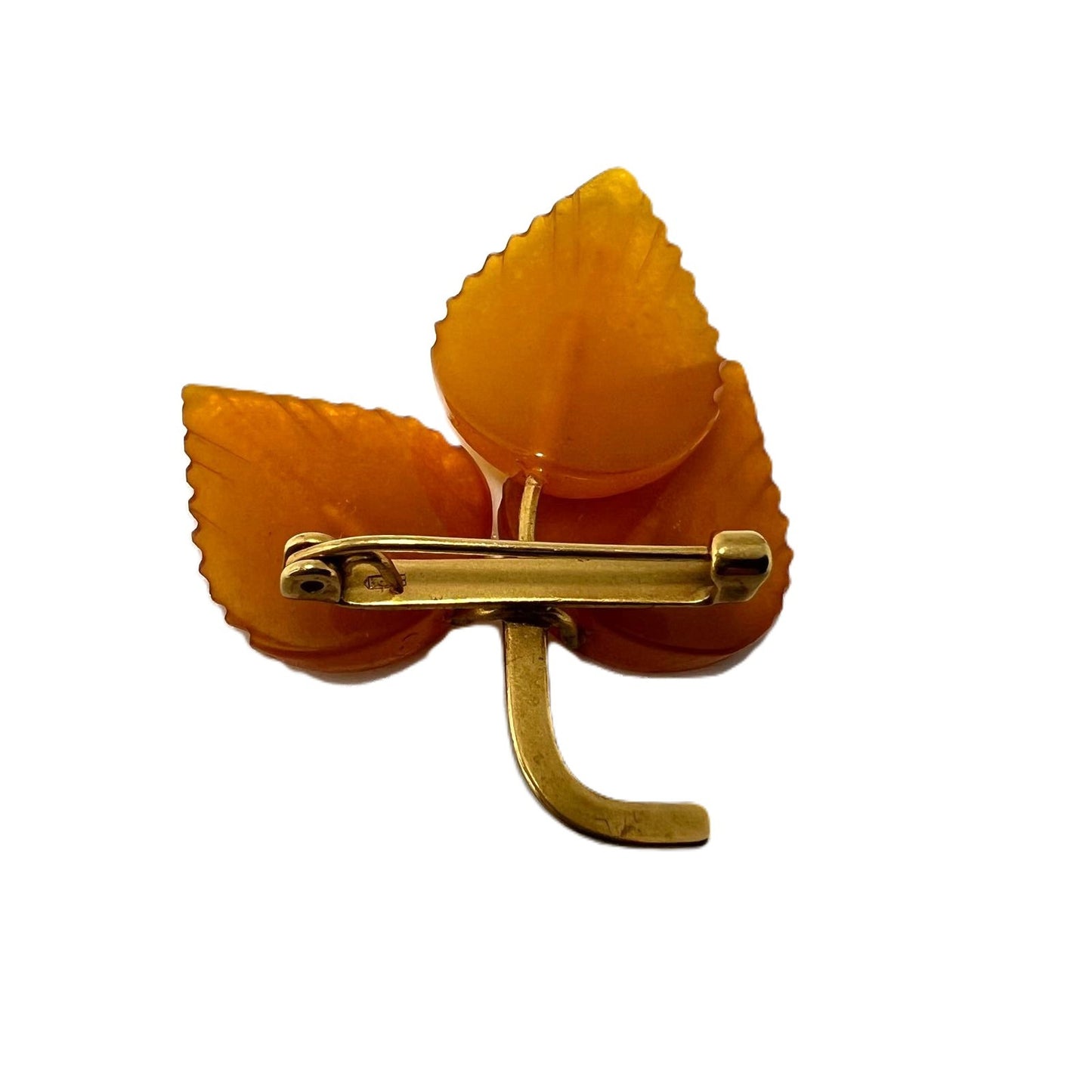 Vintage Blatt Brosche