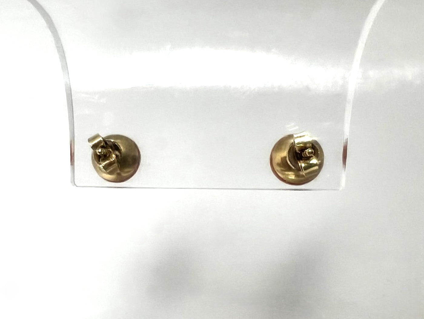 585 Gold Korallen Ohrstecker