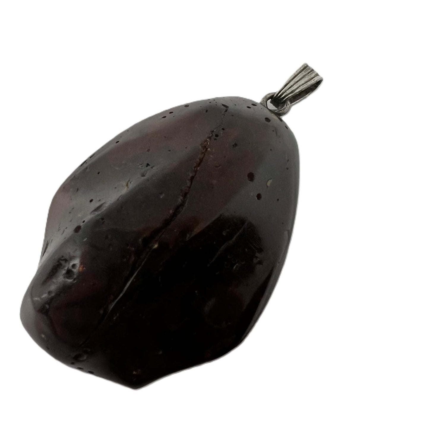 Großer antiker Bernsteinanhänger