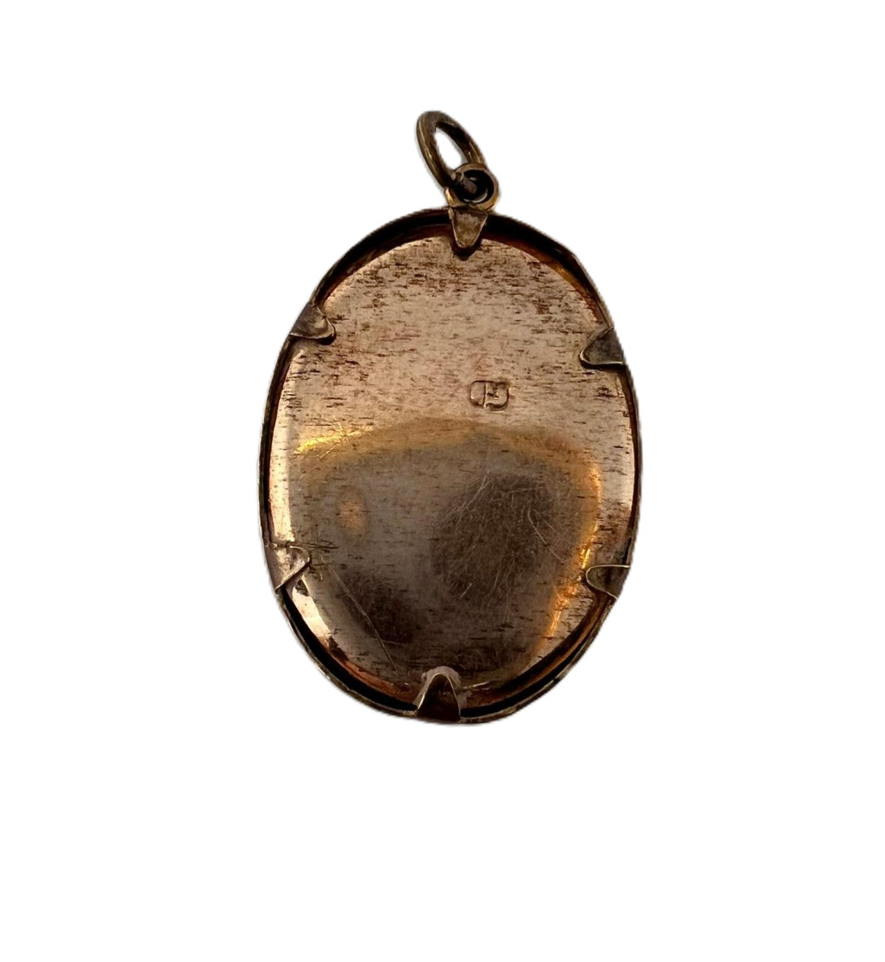 Antikes Tombak Foto‑Medaillon