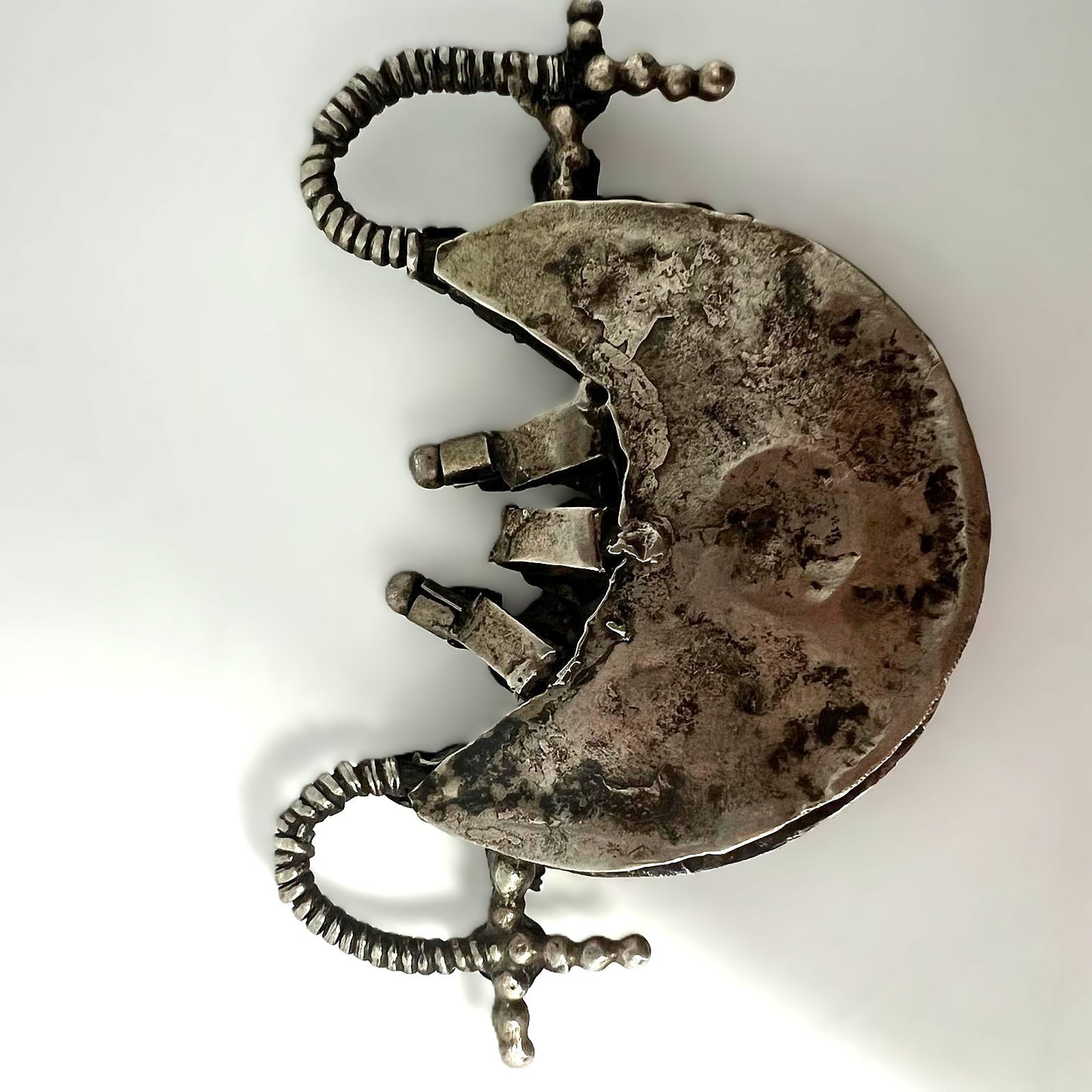 Antiker turkmenischer Silber-Pektoralanhänger