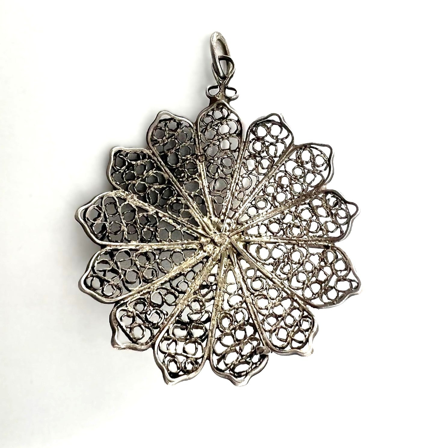 Jugendstil Blumen Anhänger