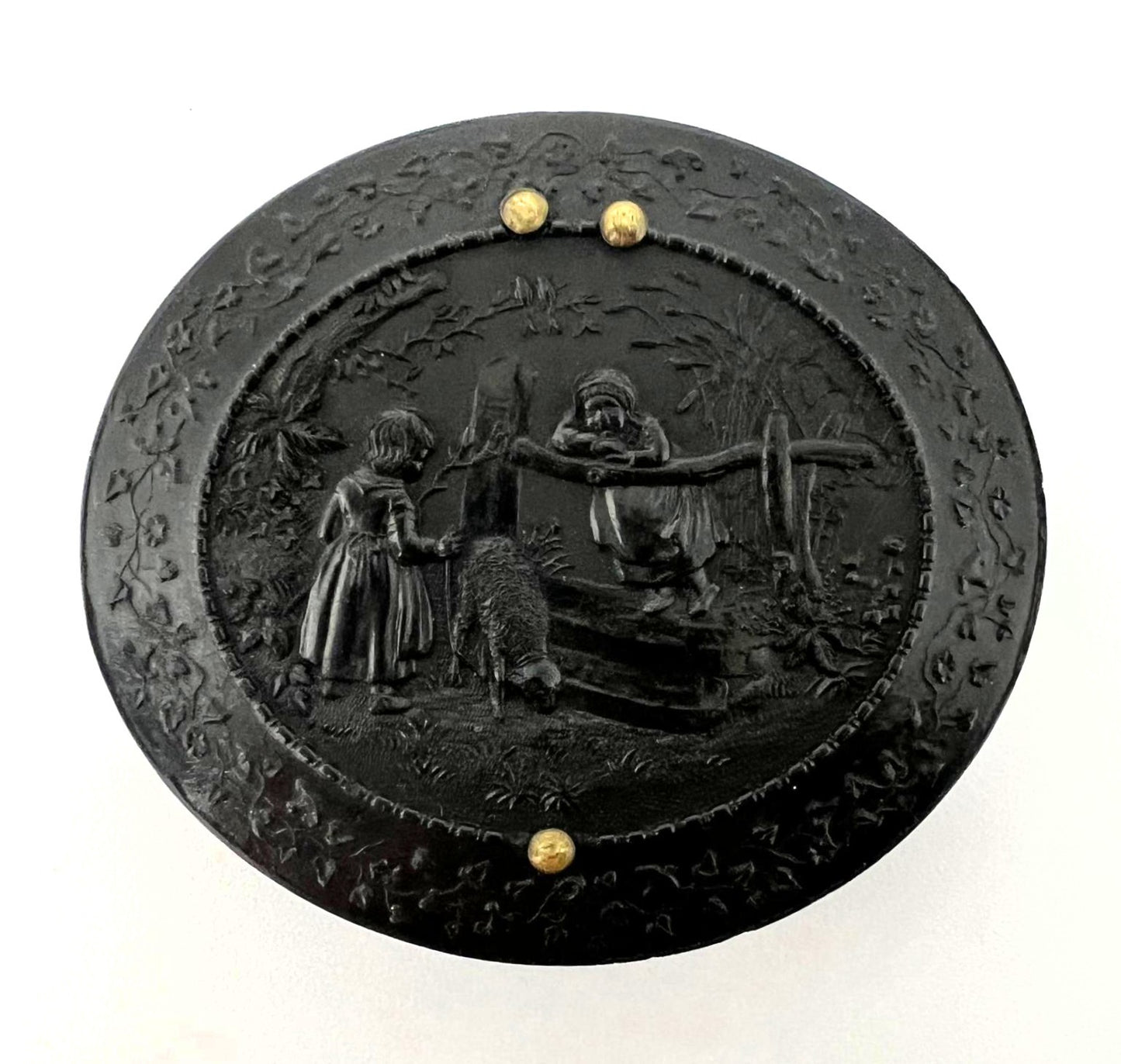 Antikes viktorianisches Union Case mit Daguerreotypie