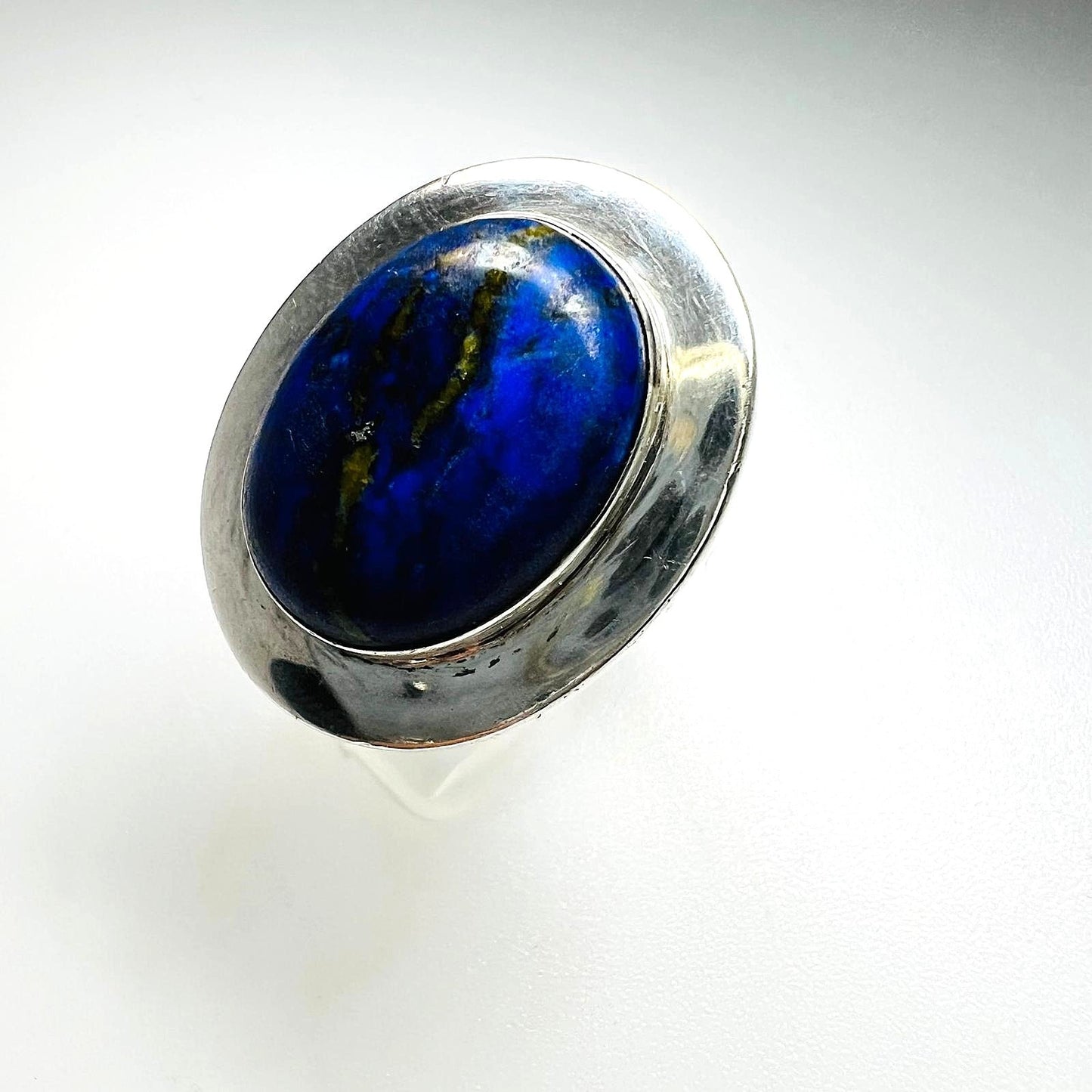 925 Silberring mit Lapis Lazuli