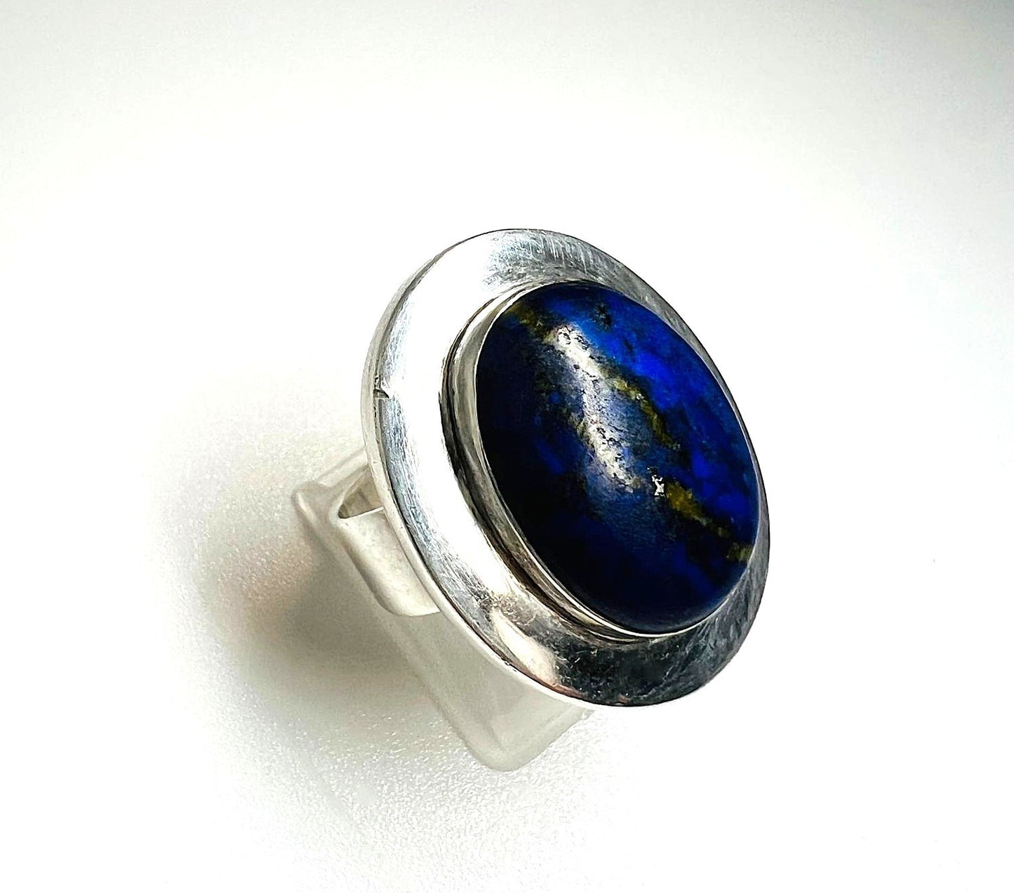 925 Silberring mit Lapis Lazuli
