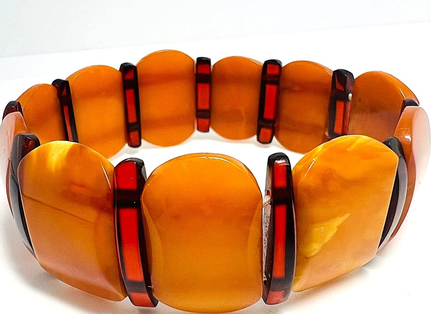 Amber Cognac Bernstein Armband
