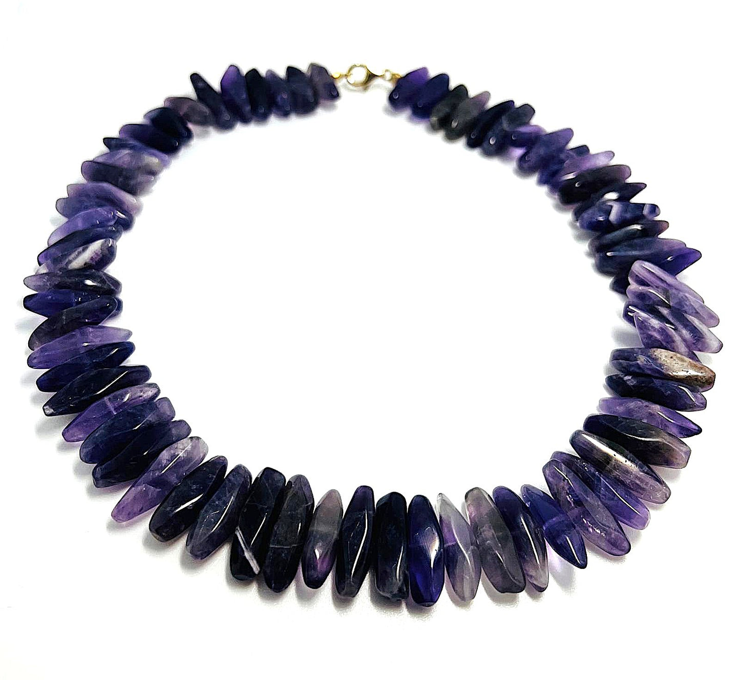 Amethyst Collier 375er Gold