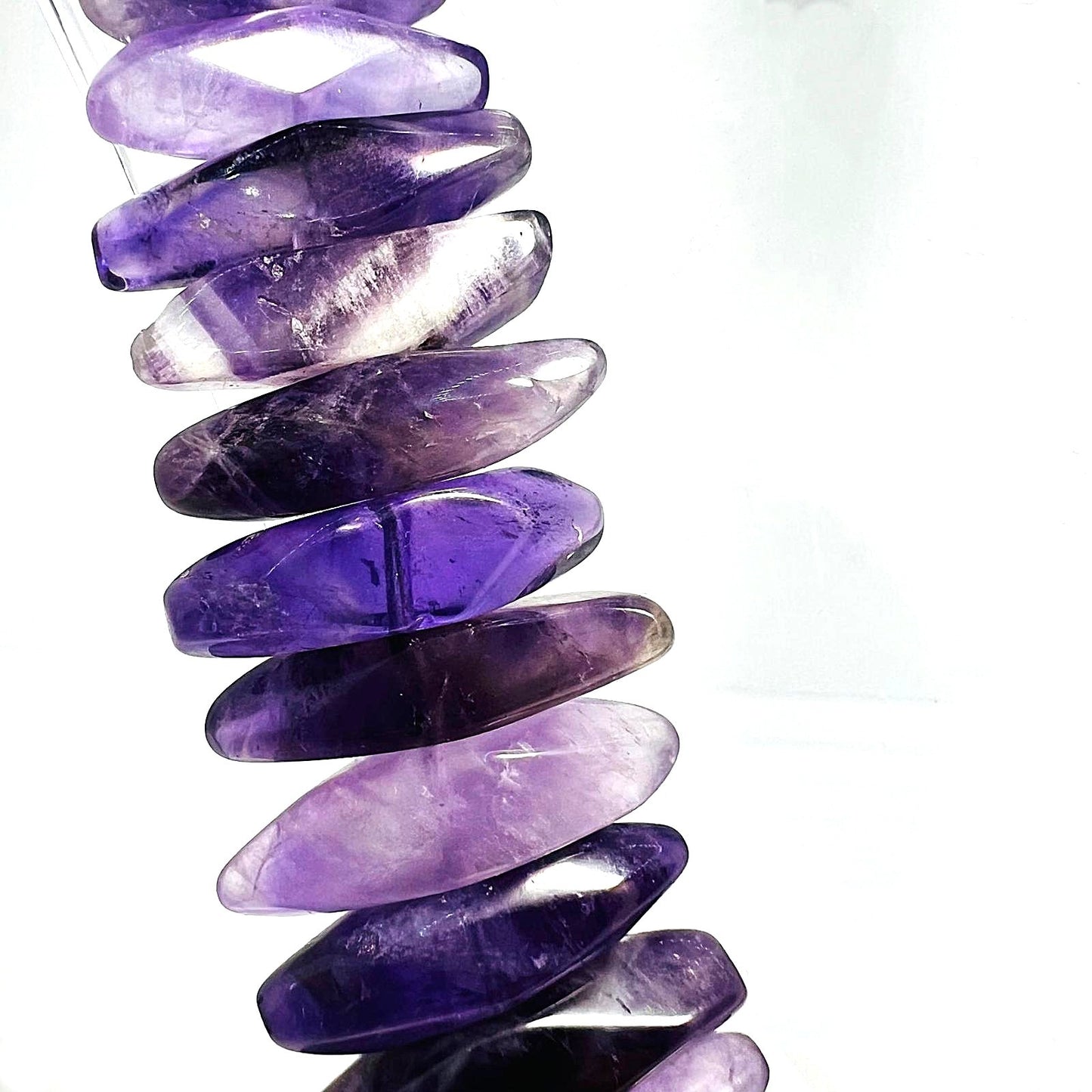 Amethyst Collier 375er Gold