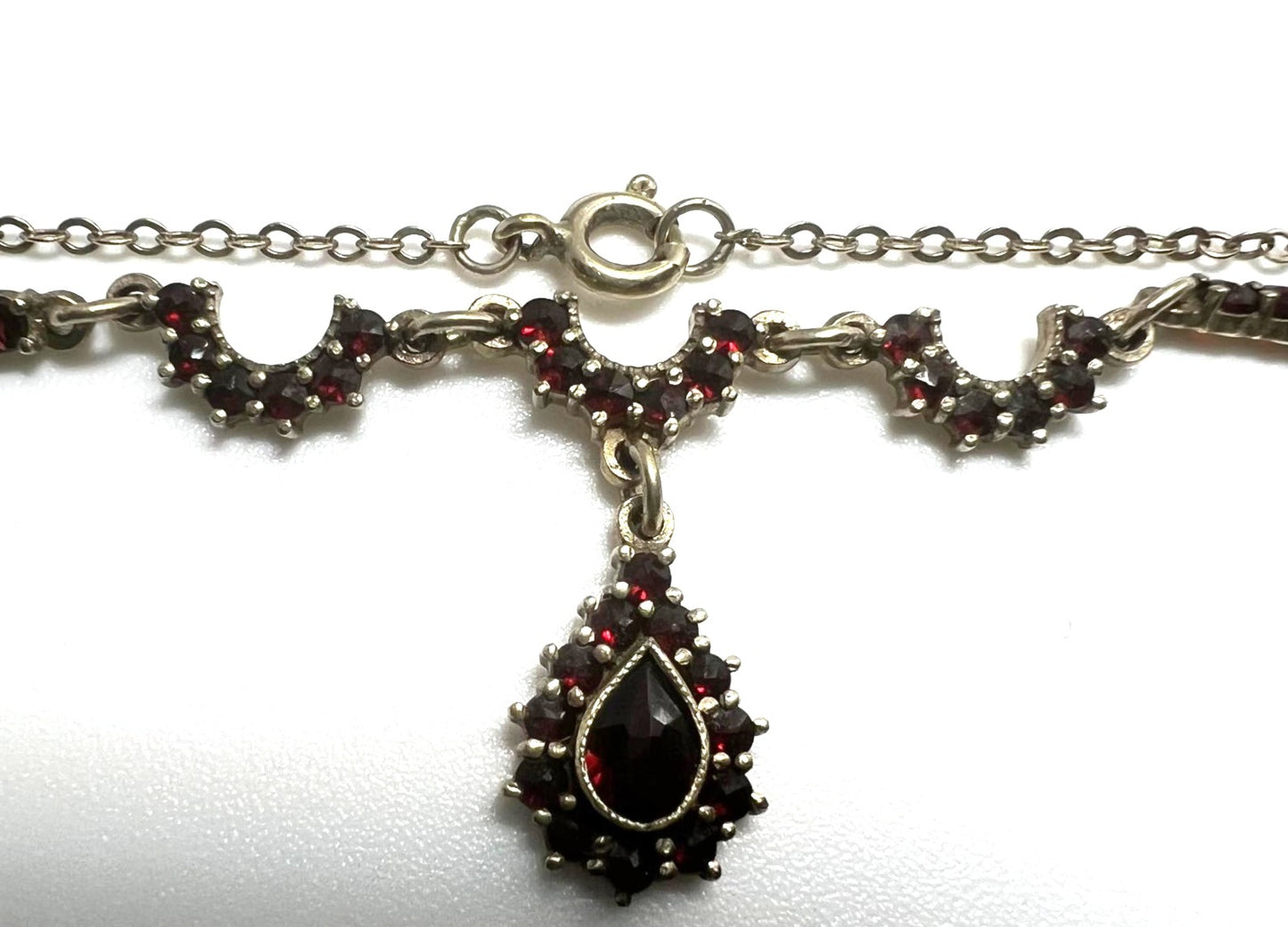 Antike Granatkette Böhmisches Collier