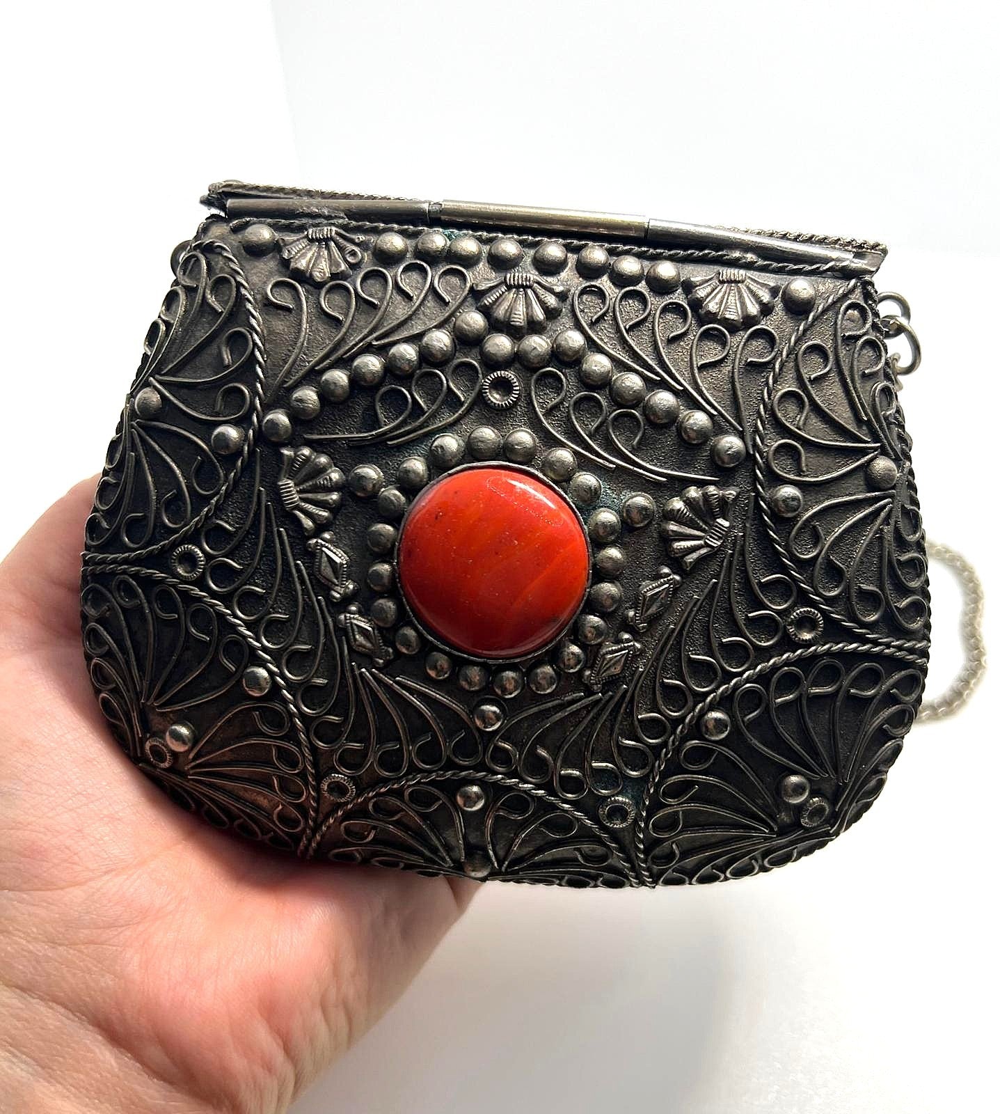 Antike Silber-Tasche