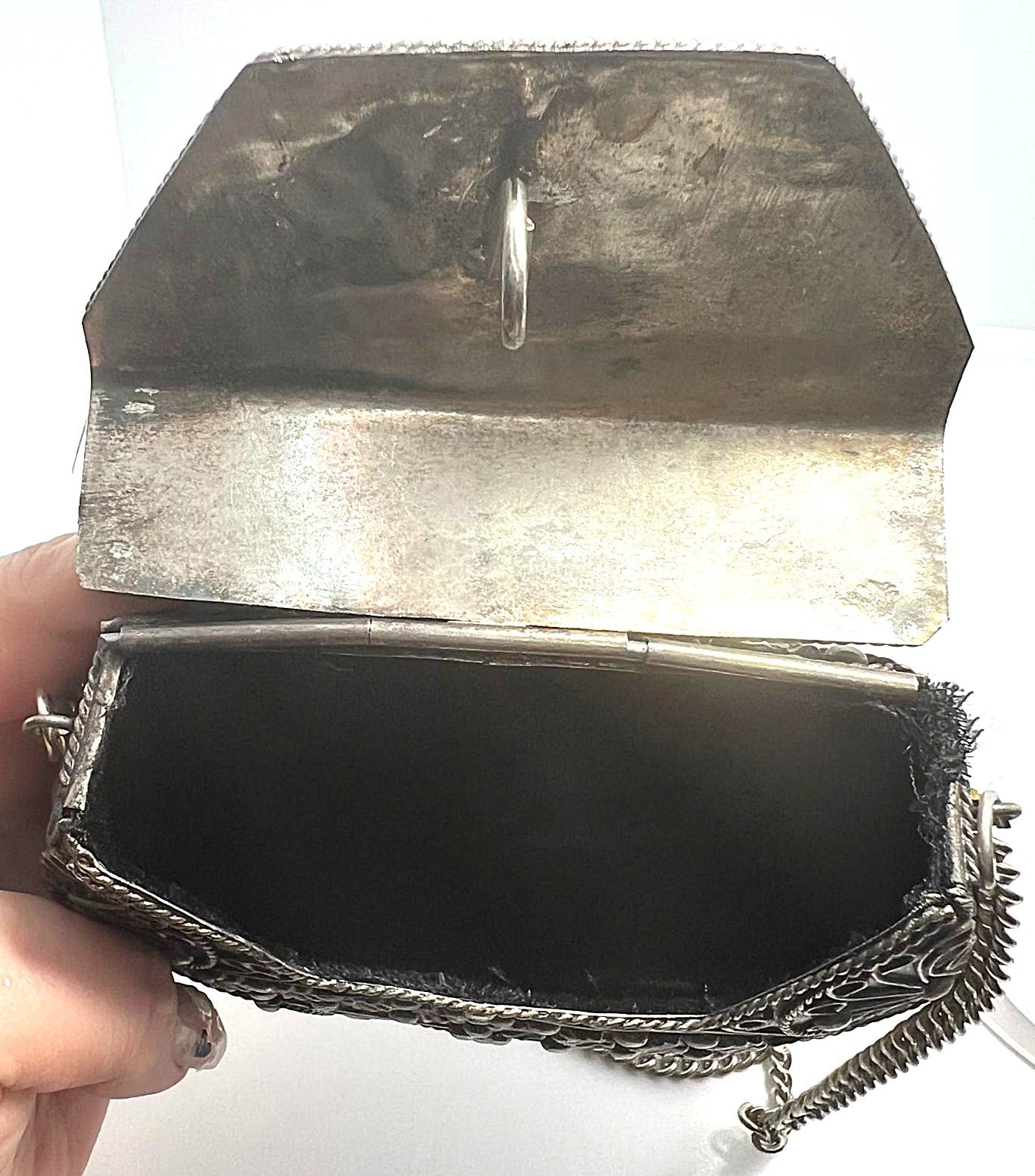 Antike Silber-Tasche